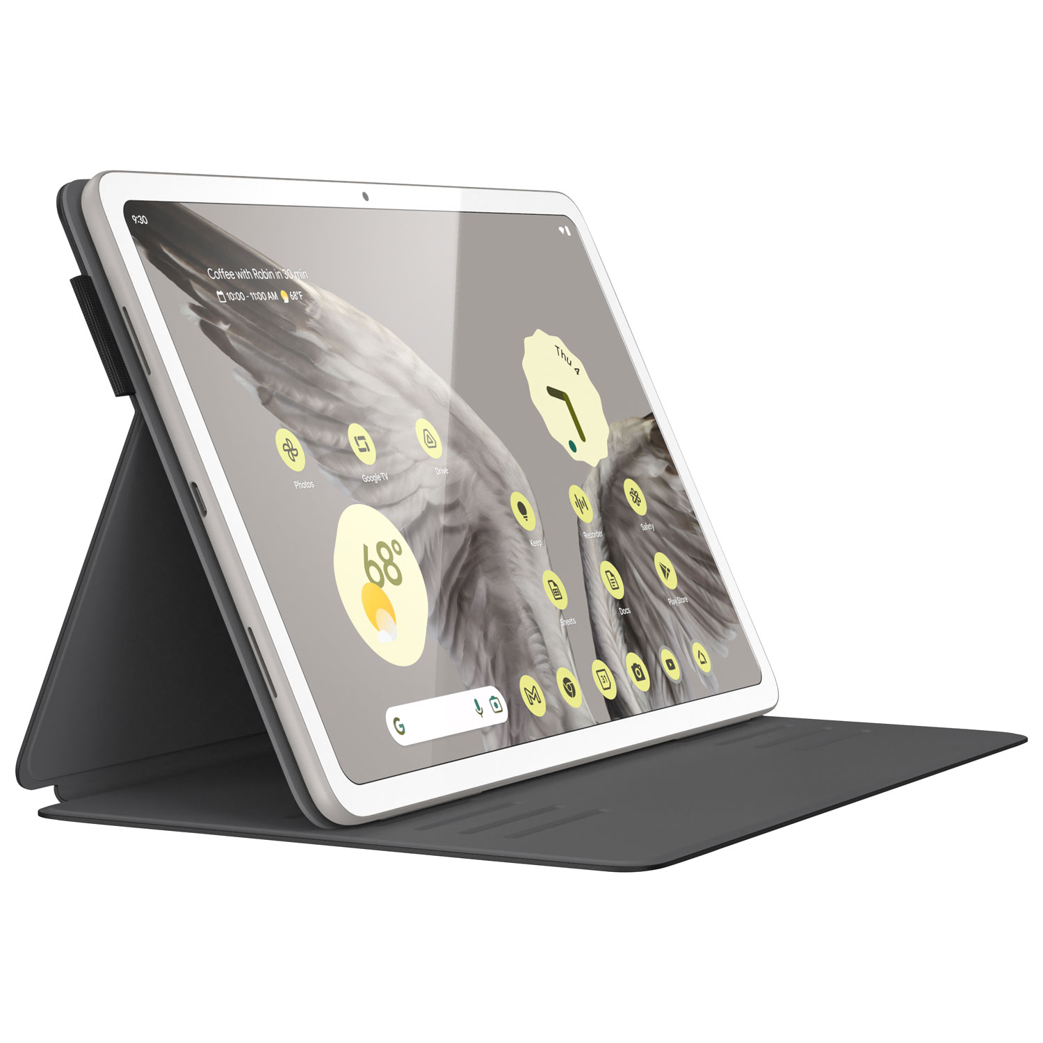 Speck MagFolio Folio Case for Pixel Tablet - Black/White