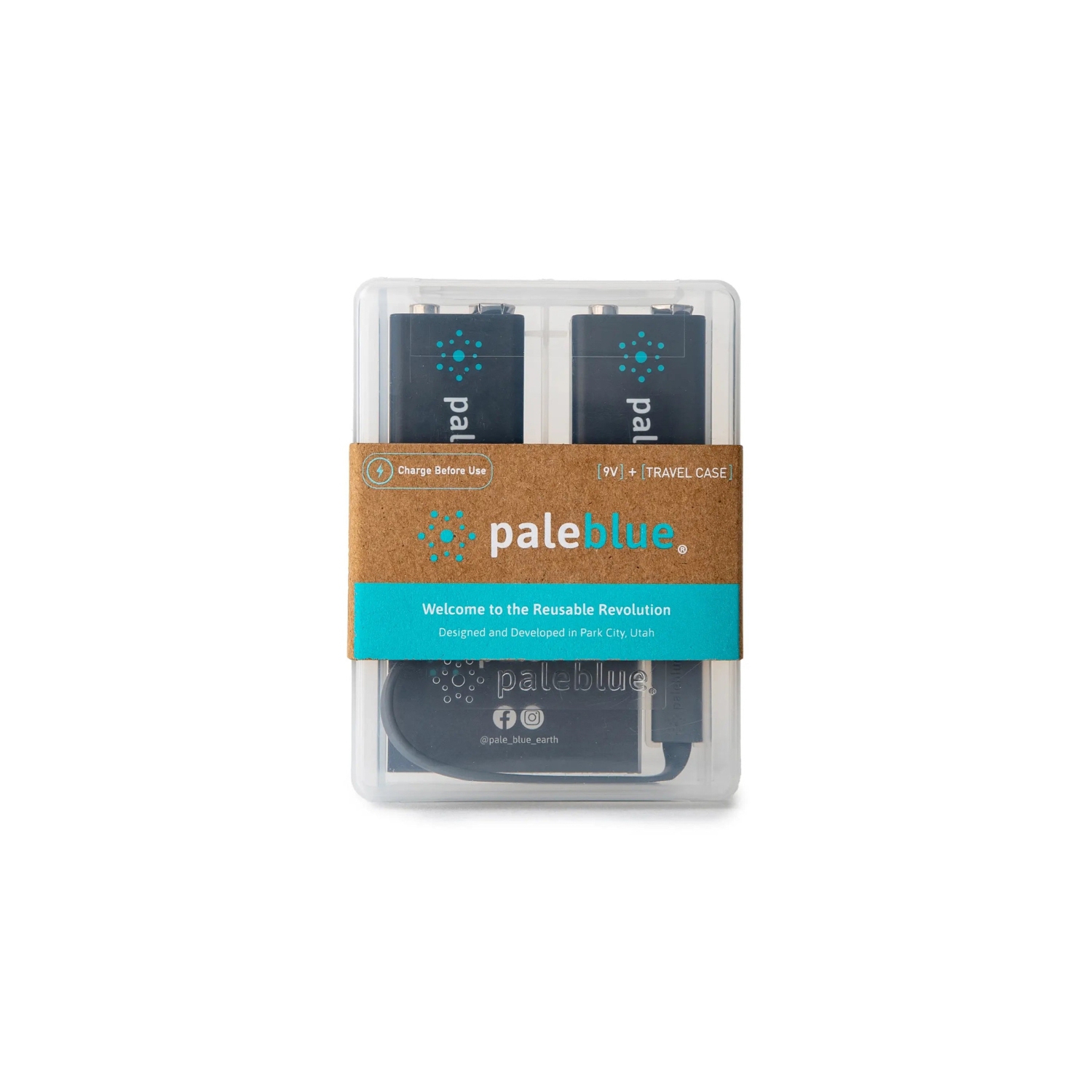 (2) batteries intelligentes rechargeables par USB de 9&nbsp;V avec câble de chargement 2-en-1