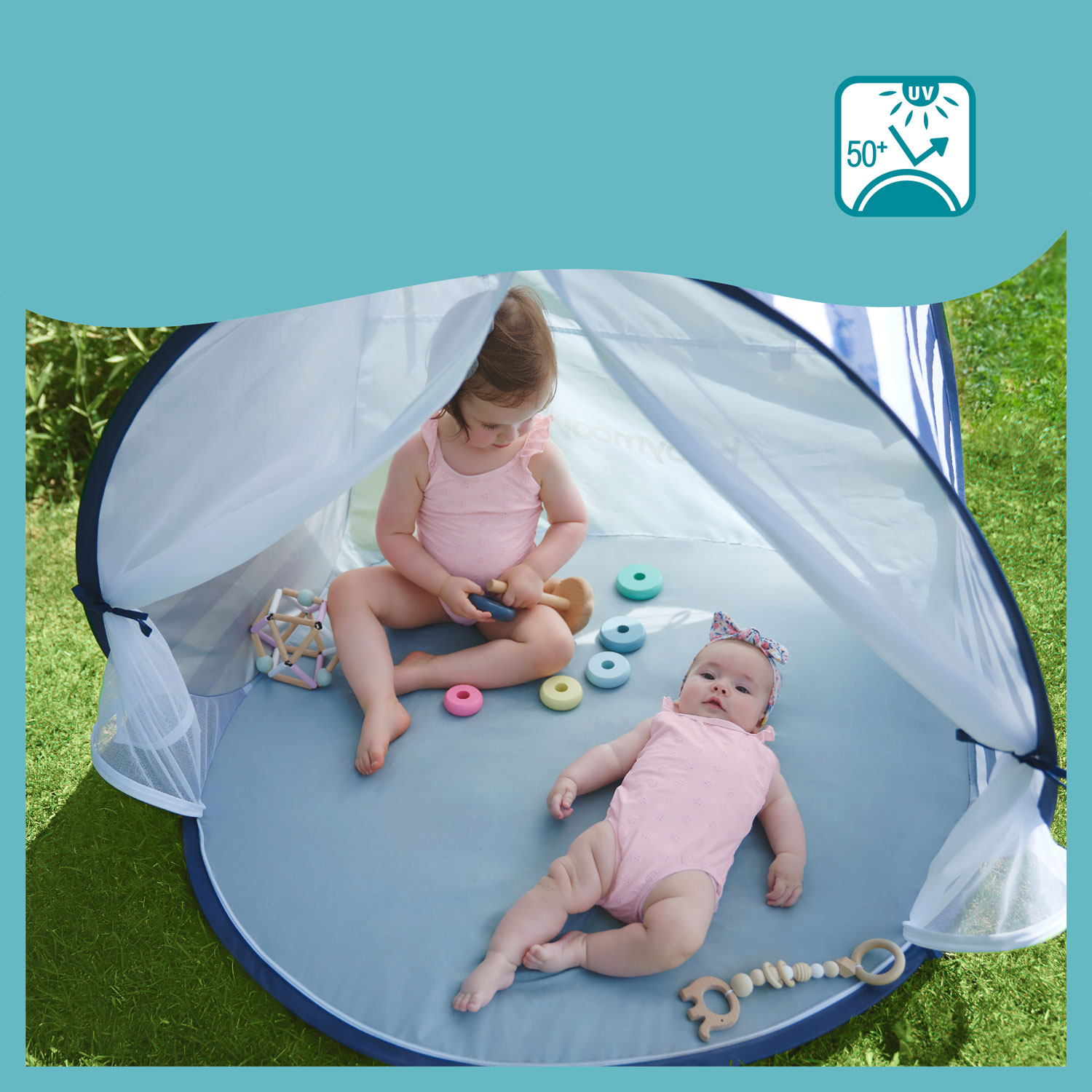 Babymoov Anti-UV Travel Play Tent - Marine