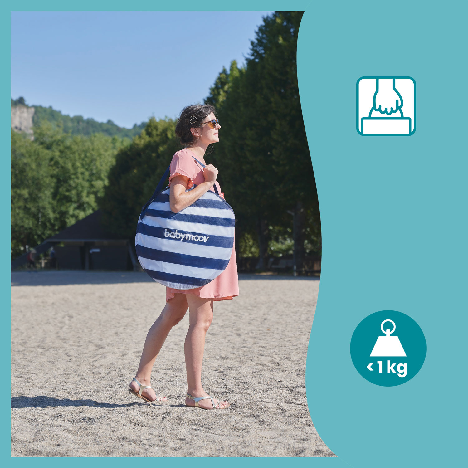 Babymoov Anti-UV Travel Play Tent - Marine