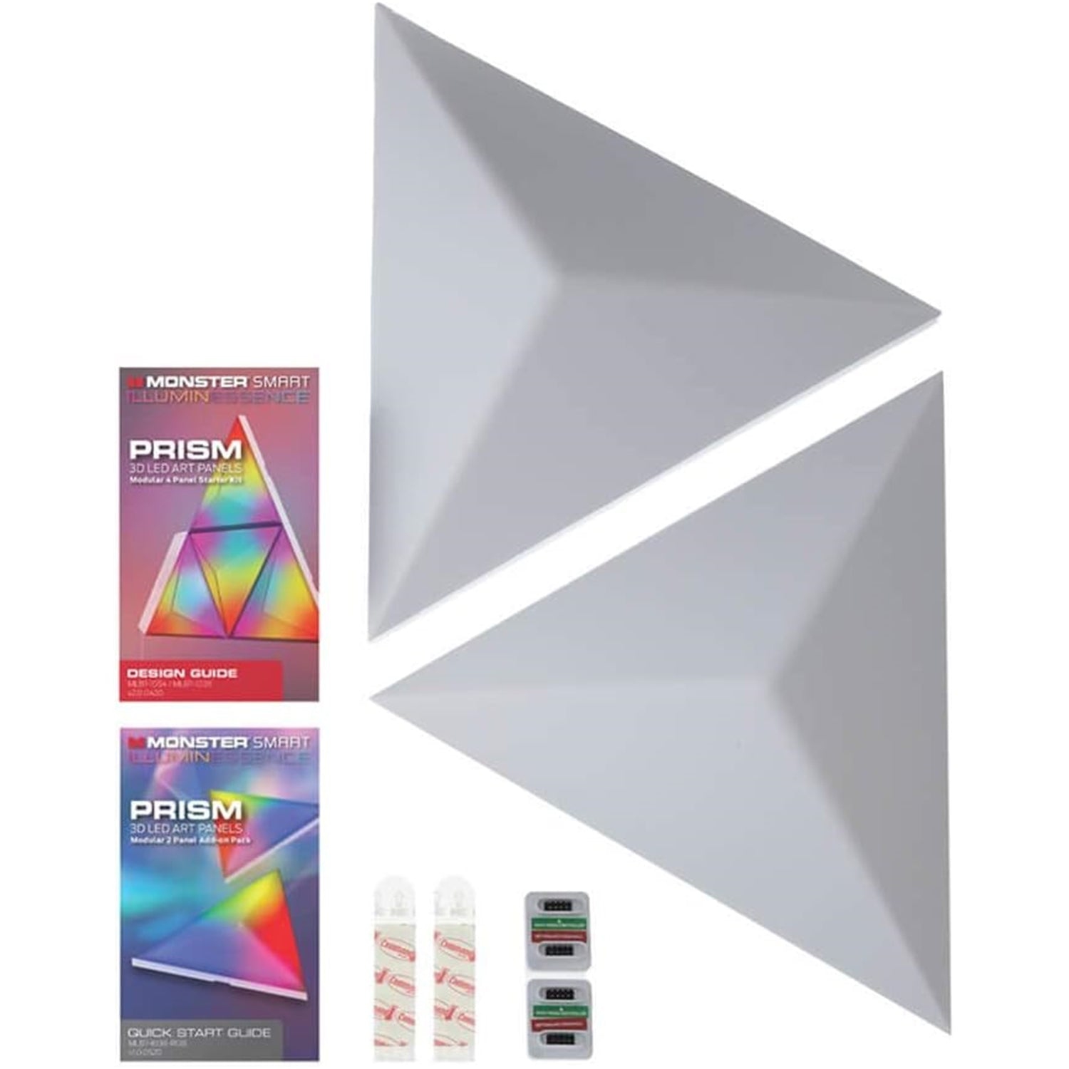 Monster - Smart, Sound-Responsive LED Light Panel 2-Pack