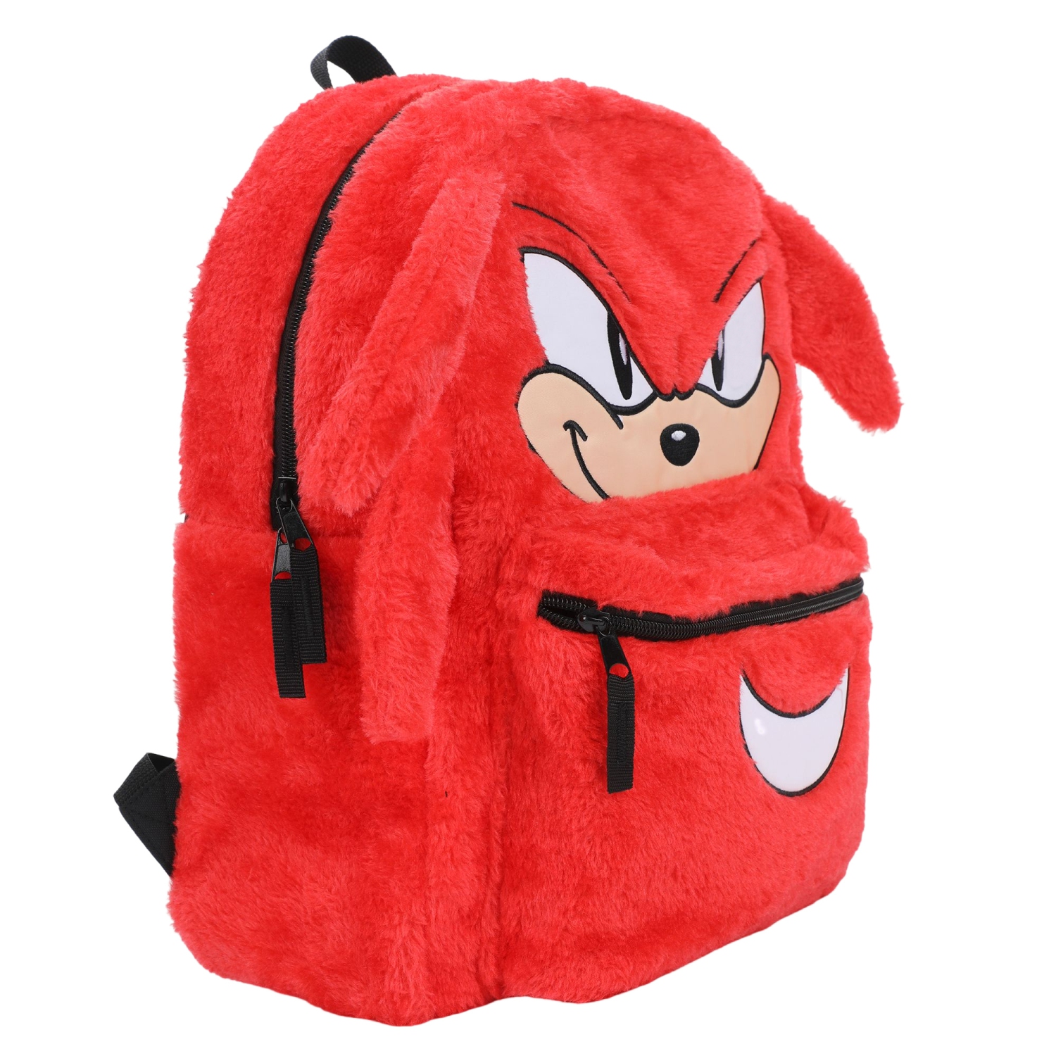 Sonic the Hedgehog Knuckles Reversible 16" Plush Backpack with Quills