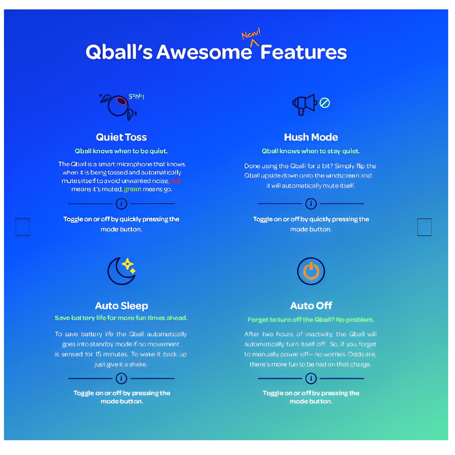 Qball Pro Throwable Wireless Microphone System with LED Light Ring and USB, Perfect for Video Conferencing, Hybrid Learning, Recording, Students