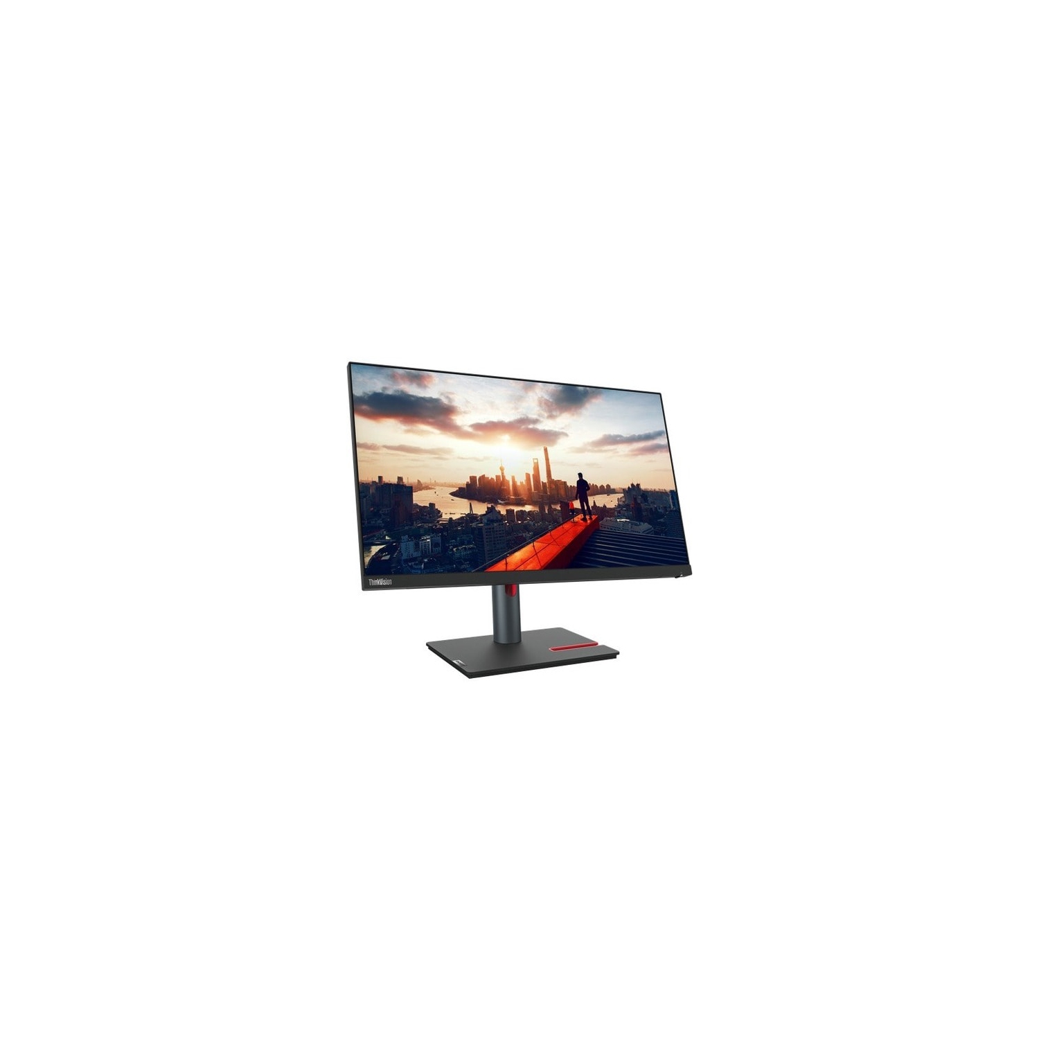 Moniteur LED IPS QHD de 23 8&nbsp;po ThinkVision de Lenovo - Noir corbeau