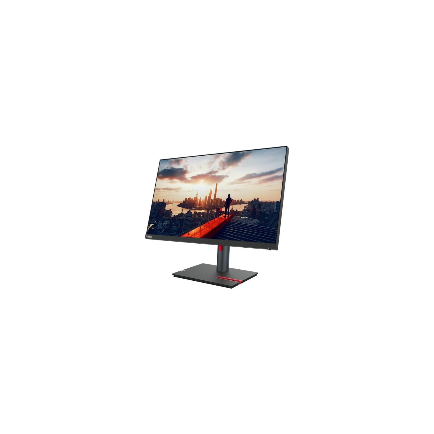 Moniteur LED IPS QHD de 23 8&nbsp;po ThinkVision de Lenovo - Noir corbeau