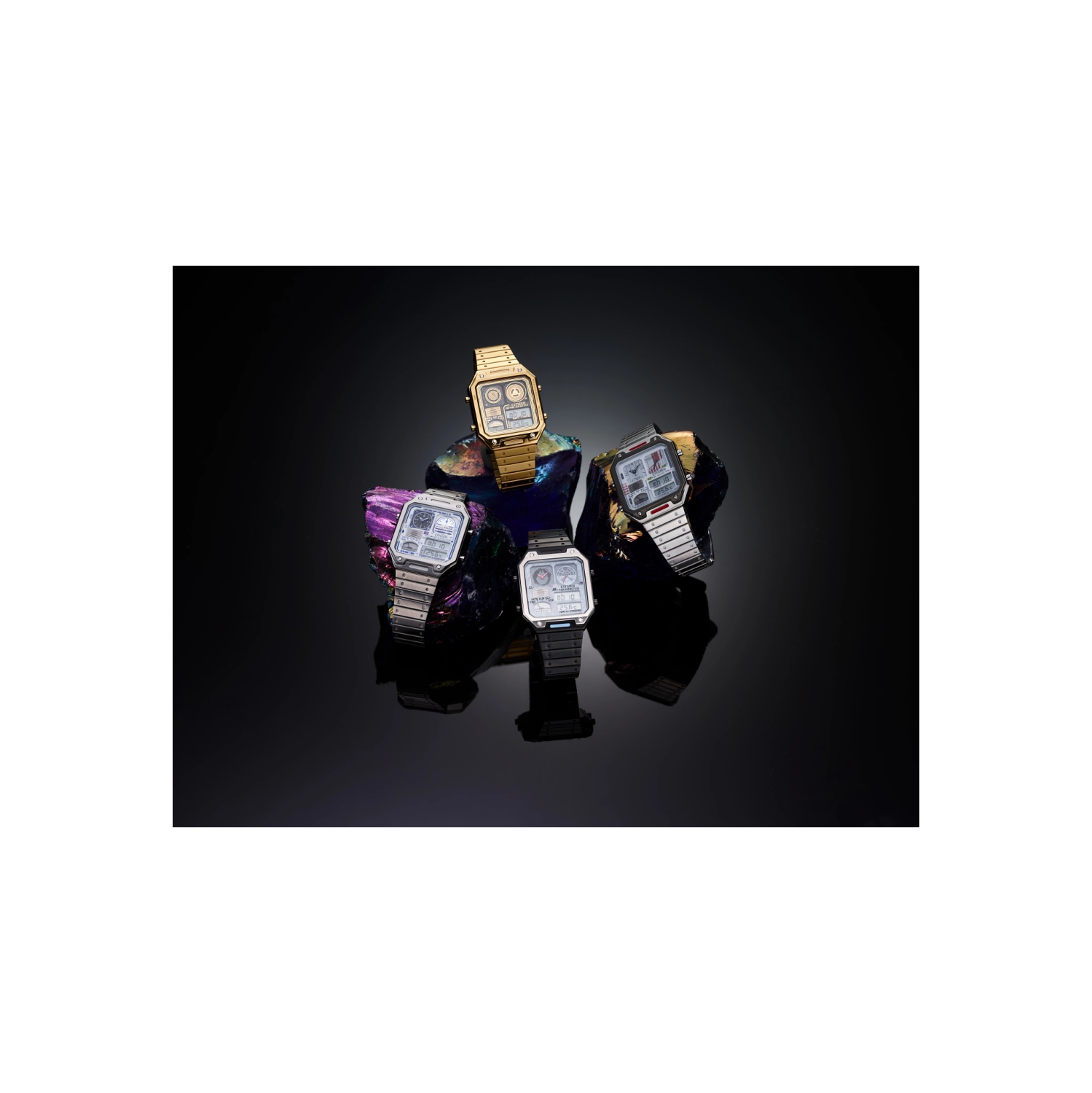 Montre à quartz japonais C-3PO pour hommes de 33,5&nbsp;mm la guerre des étoiles, boîtier et bracelet en acier inoxydable doré, cadran noir