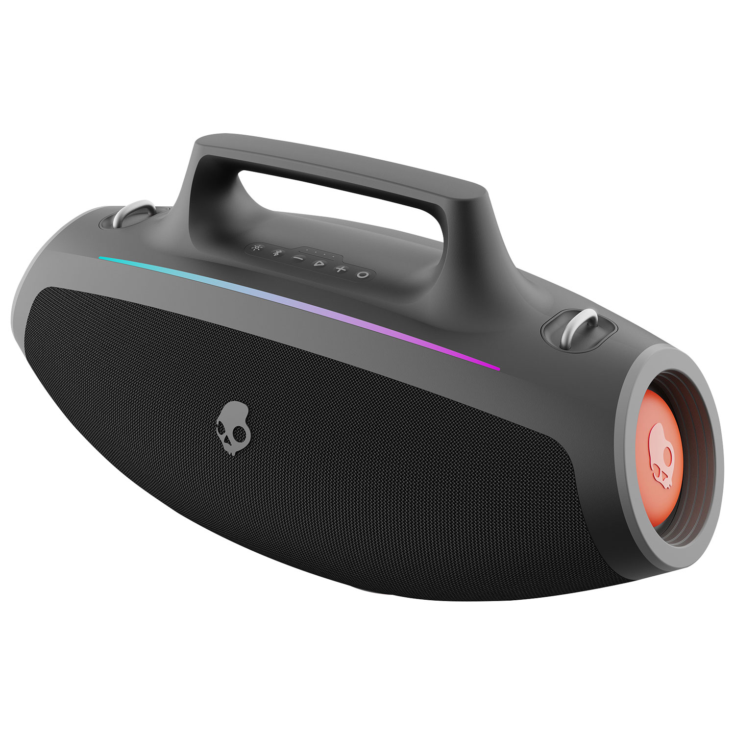Haut-parleur de fête sans fil Bluetooth résistant aux éclaboussures Boombox Barrel de Skullcandy - Noir