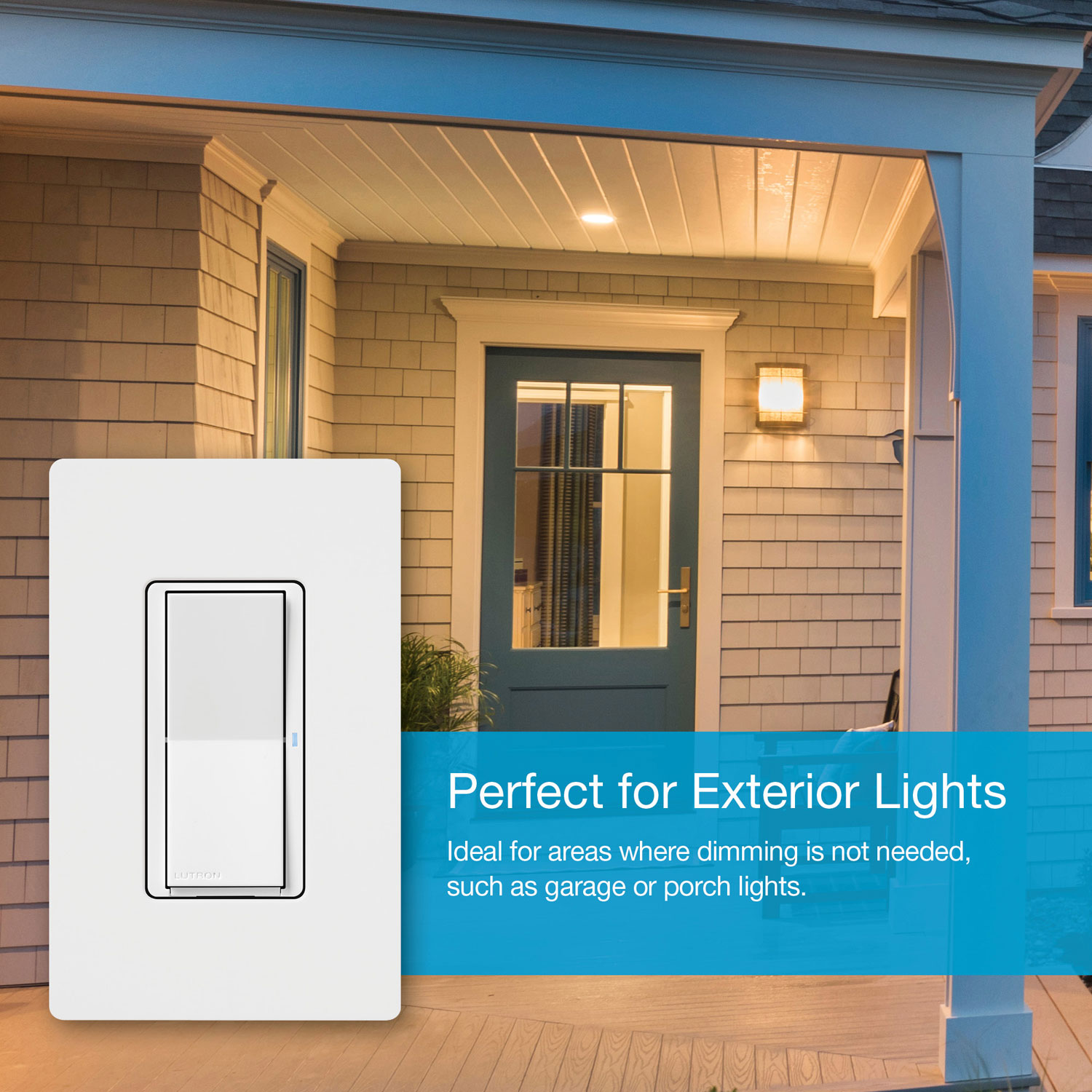 Lutron Claro Smart Switch for Caseta Smart Lighting