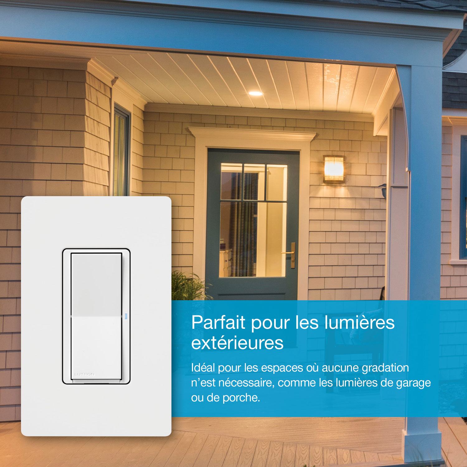 Lutron Claro Smart Switch for Caseta Smart Lighting