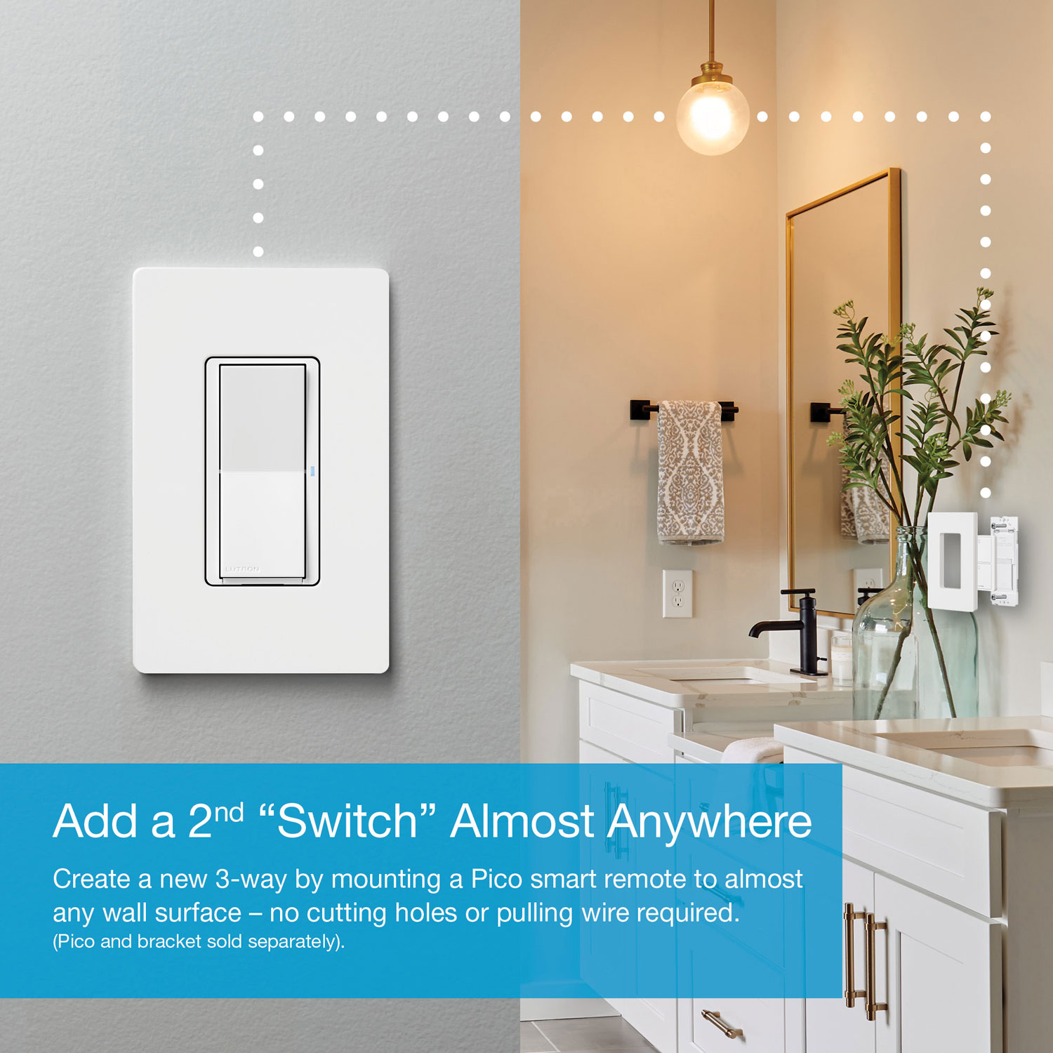 Lutron Claro Smart Switch for Caseta Smart Lighting