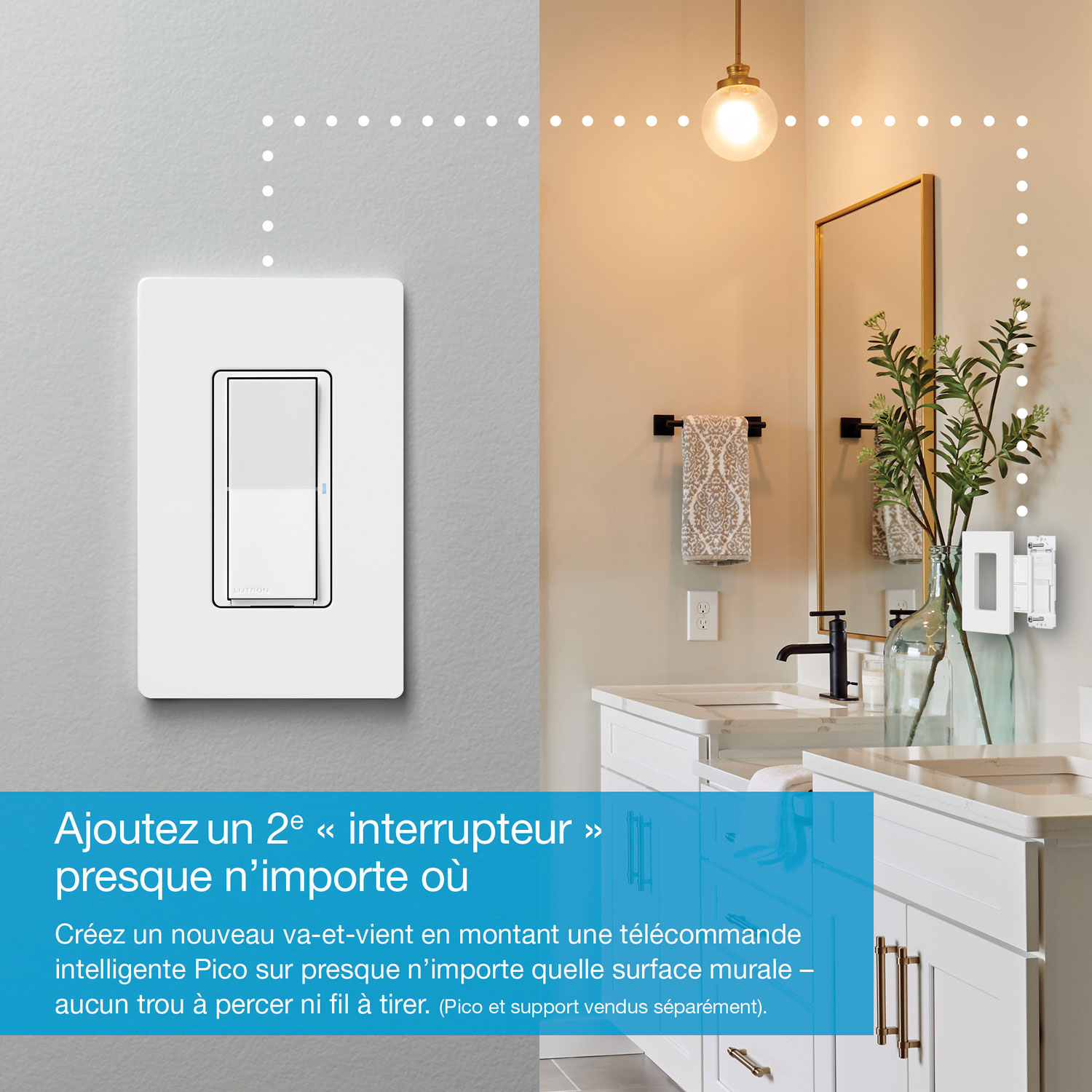 Lutron Claro Smart Switch for Caseta Smart Lighting