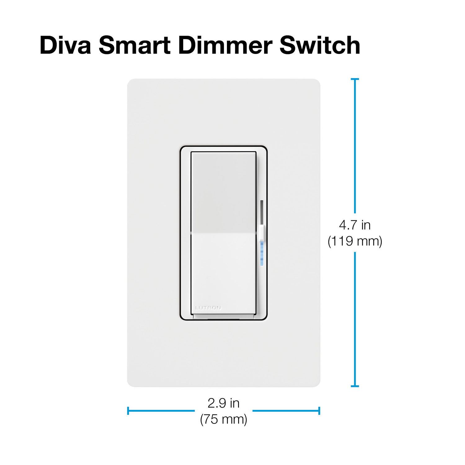 Lutron Diva Smart Dimmer Starter Kit for Caseta Smart Lighting