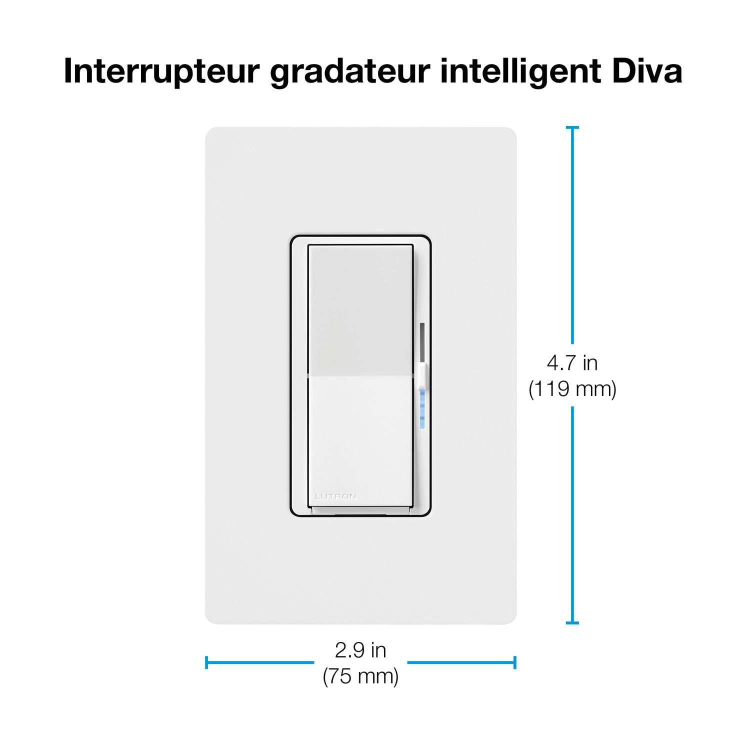 Lutron Diva Smart Dimmer Starter Kit for Caseta Smart Lighting