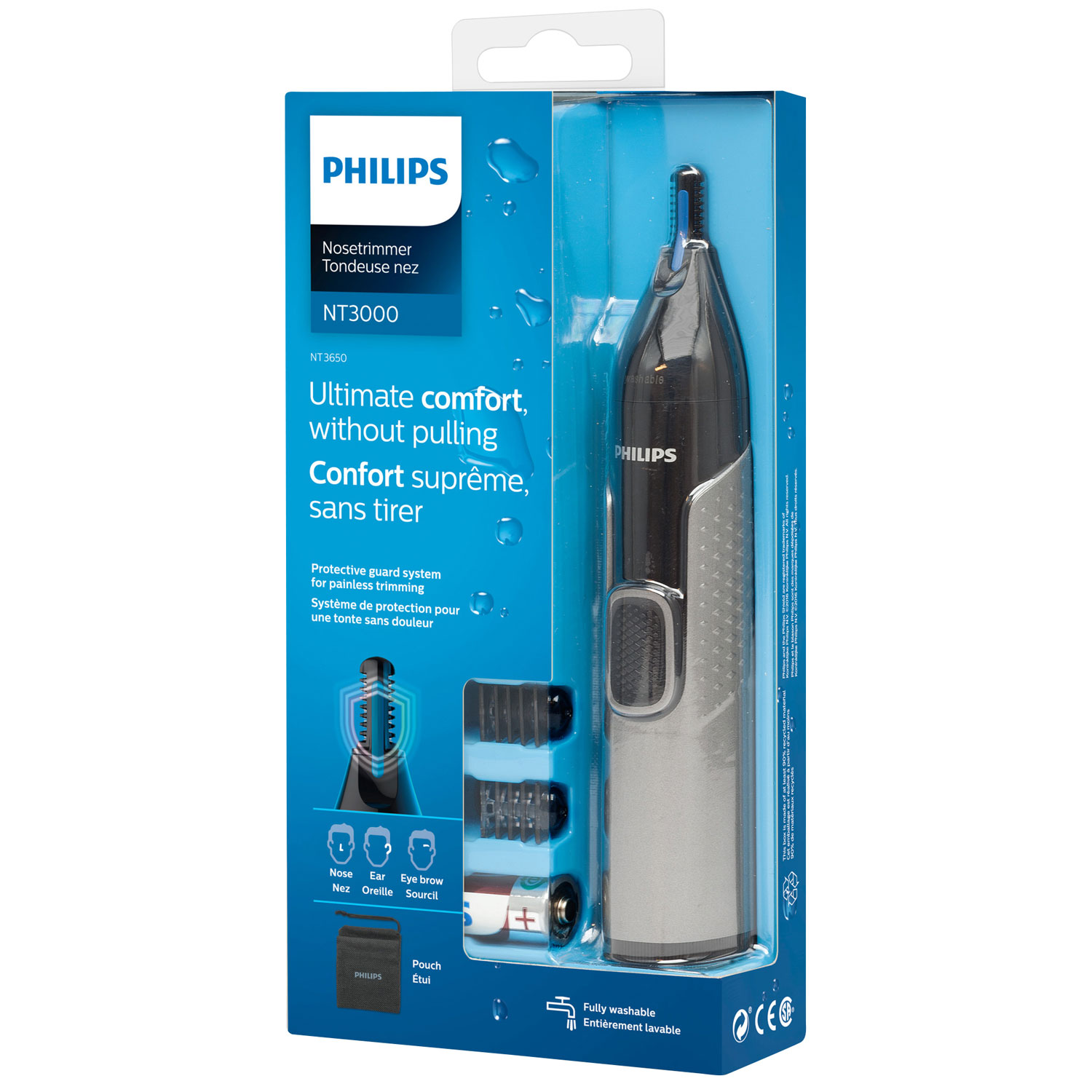 Philips Wet& Dry Nose, Ear & Eyebrow Trimmer