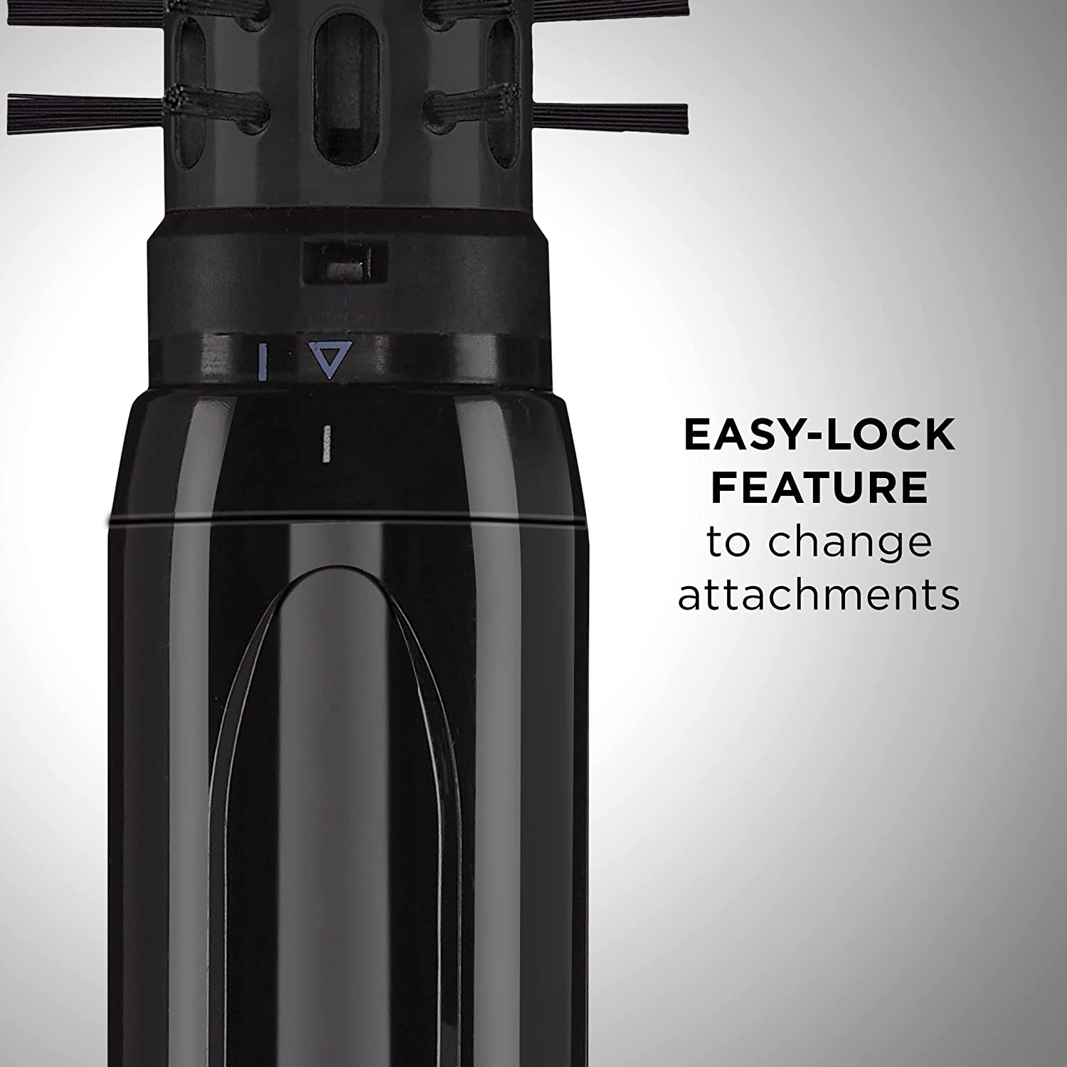 Conair 2-in-1 Hot Air Styling Curl Brush, Purple, black, 2 Count, BM20RN