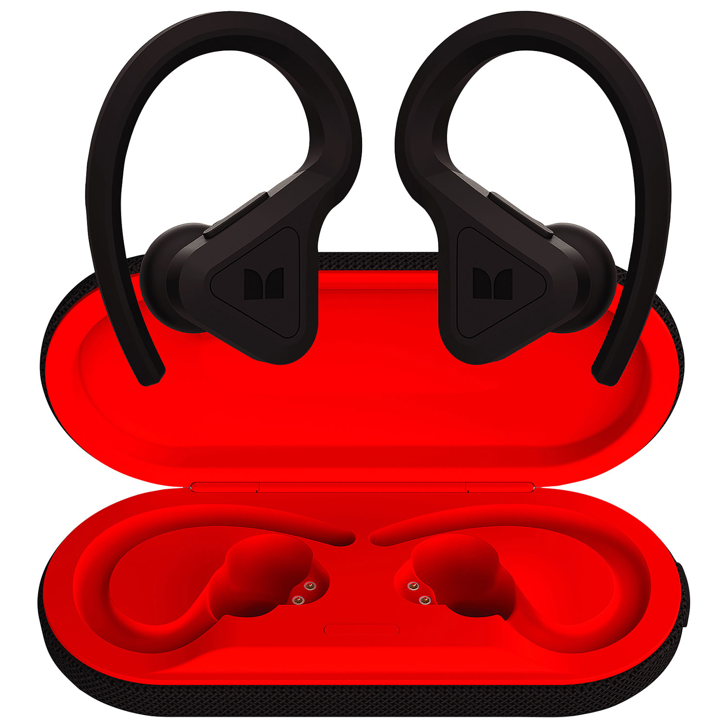 Monster DNA Fit ANC In-Ear Noise Cancelling True Wireless Earbuds - Black/Red
