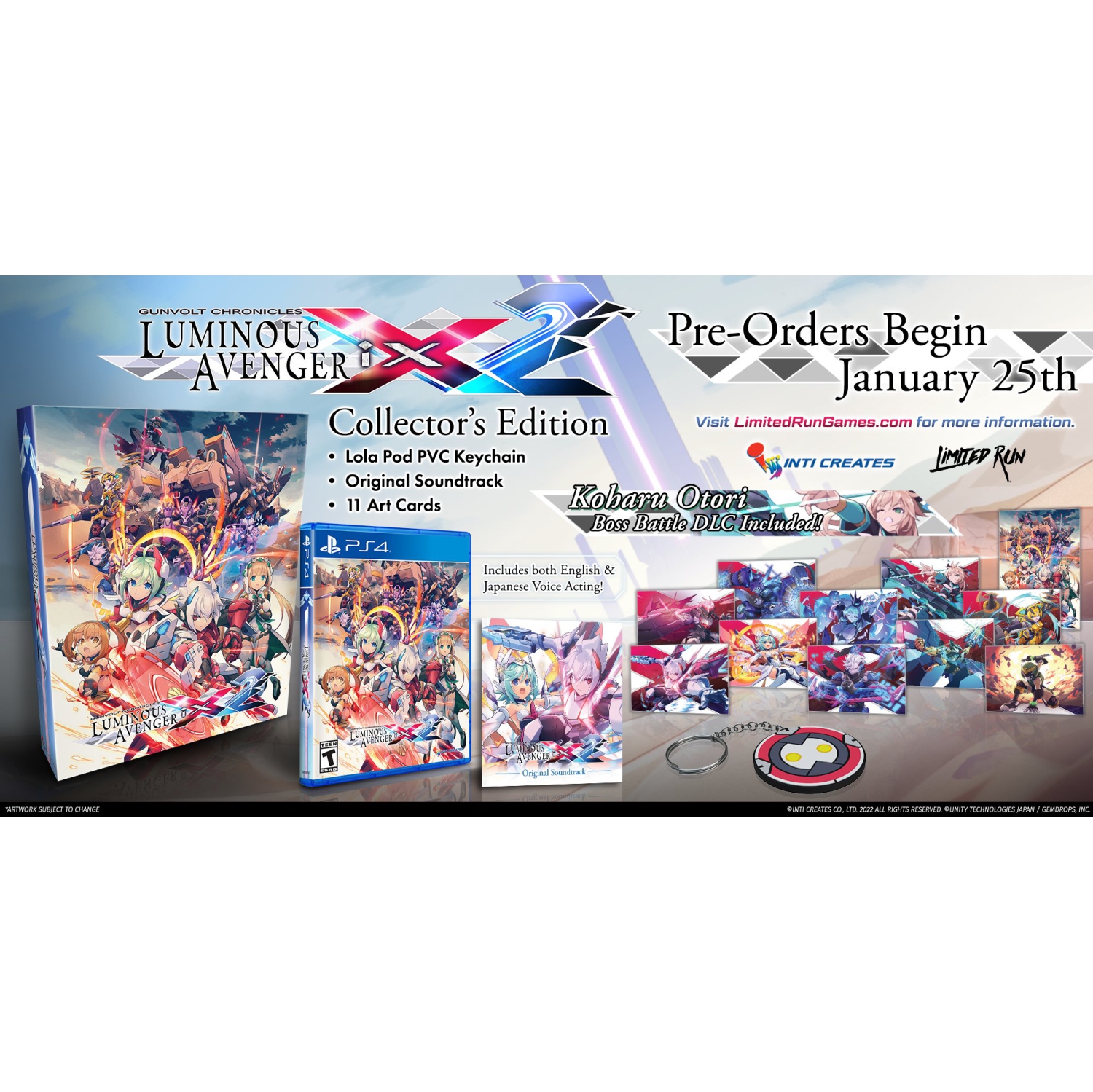 Gunvolt Chronicles: Luminous Avenger iX 2 - Collector's Edition [PlayStation 4]