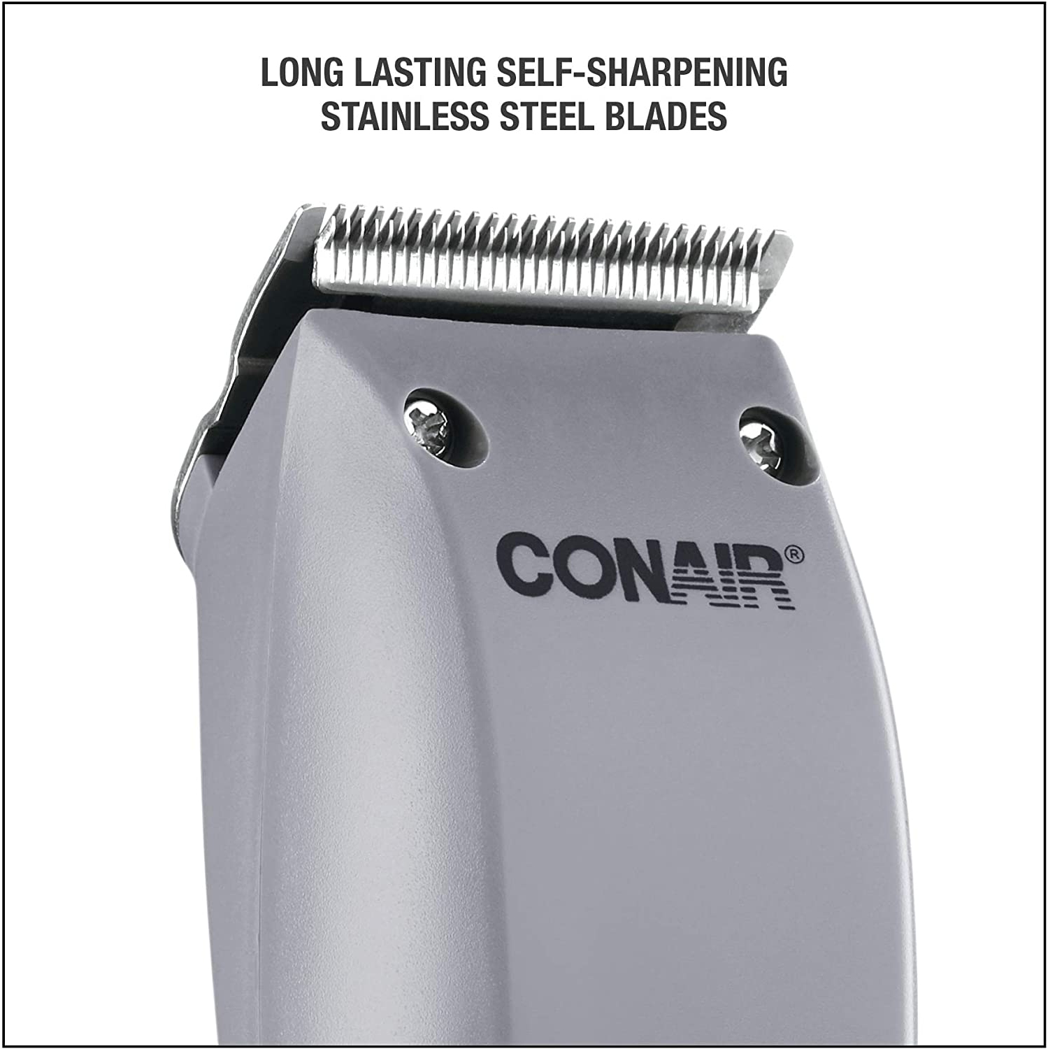Conair Simple Cut 10-Piece Basic Haircut Kit SILVER grooming V10256