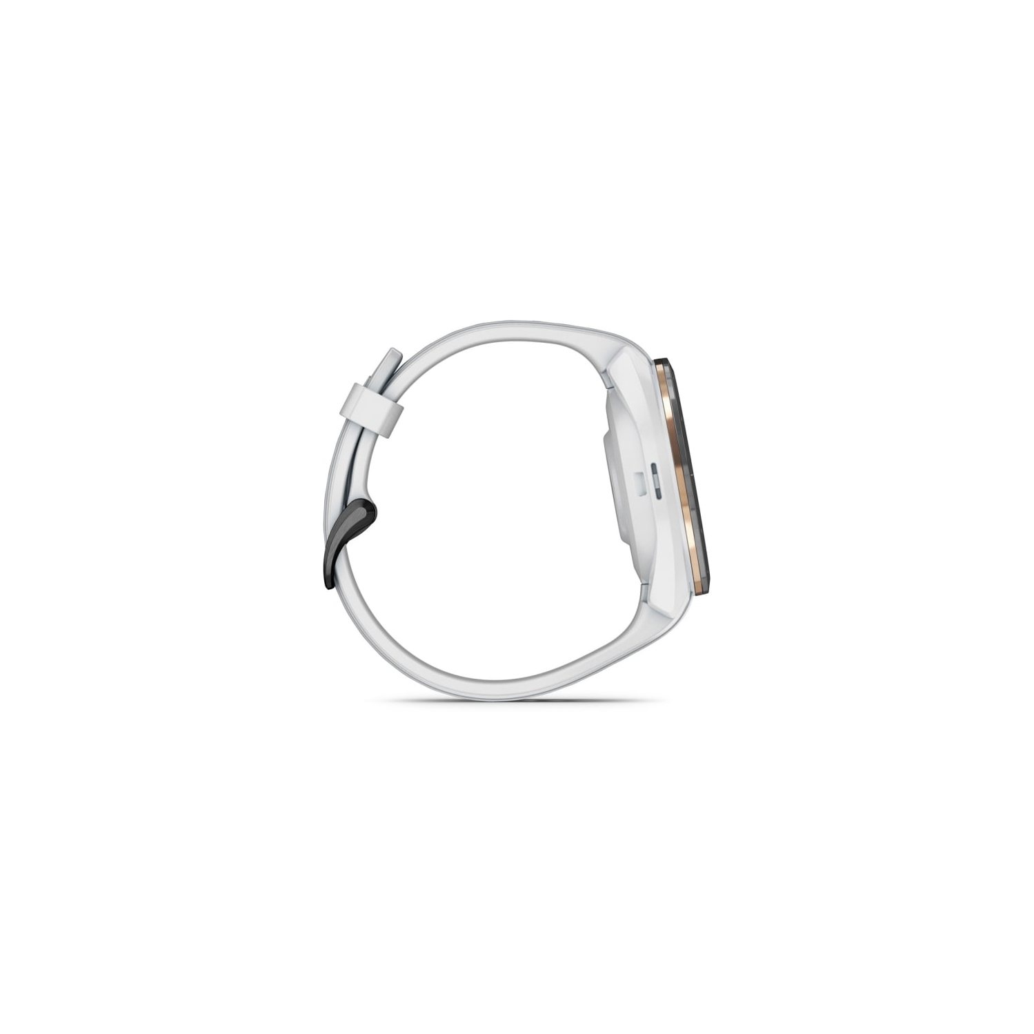 Garmin Approach S70 Black Ceramic Bezel with White Silicone Band - Case Size 42 mm