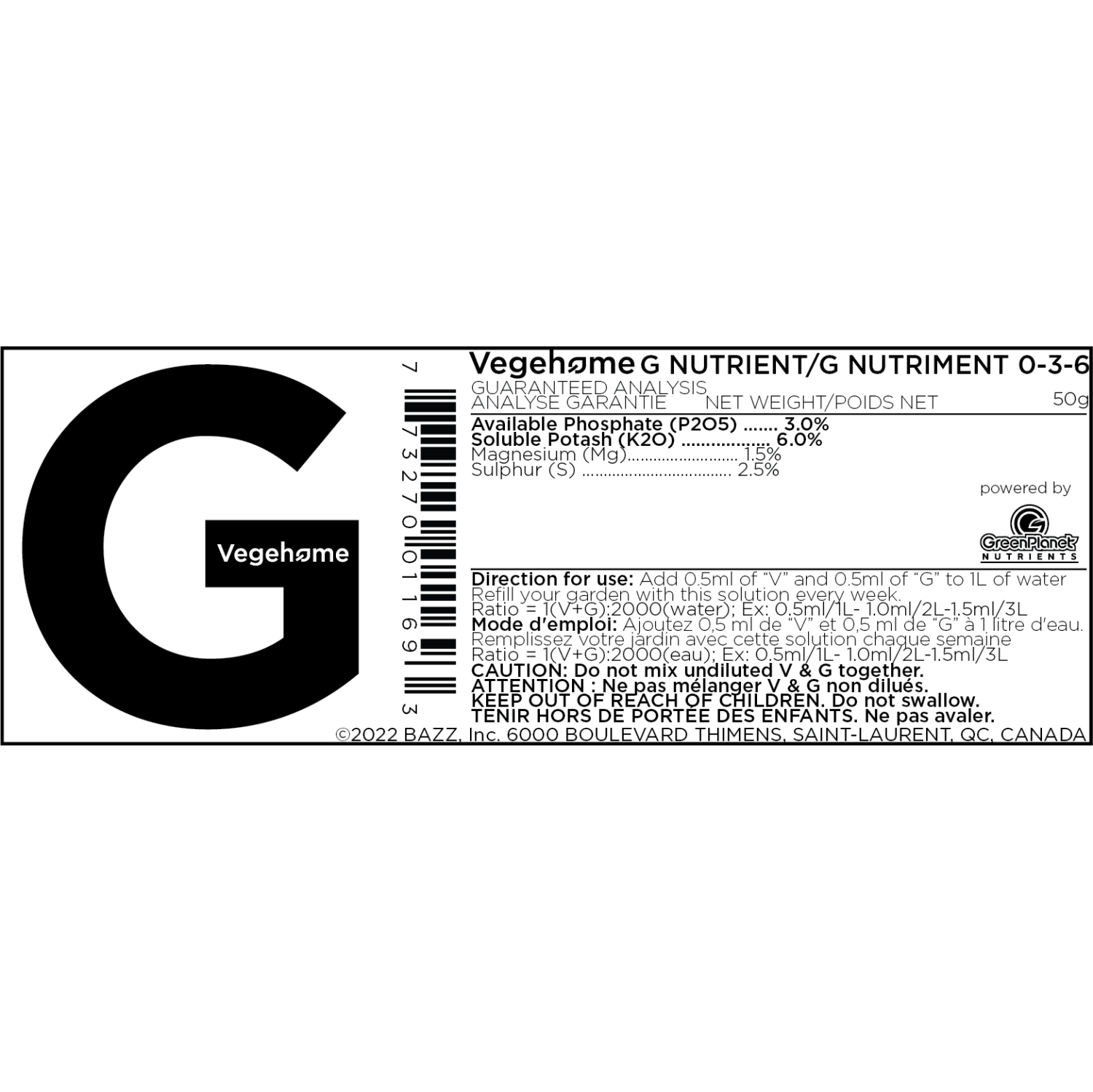 Vegehome Jardin Hydroponic Indoor Garden With 6 Pods Starter Kit