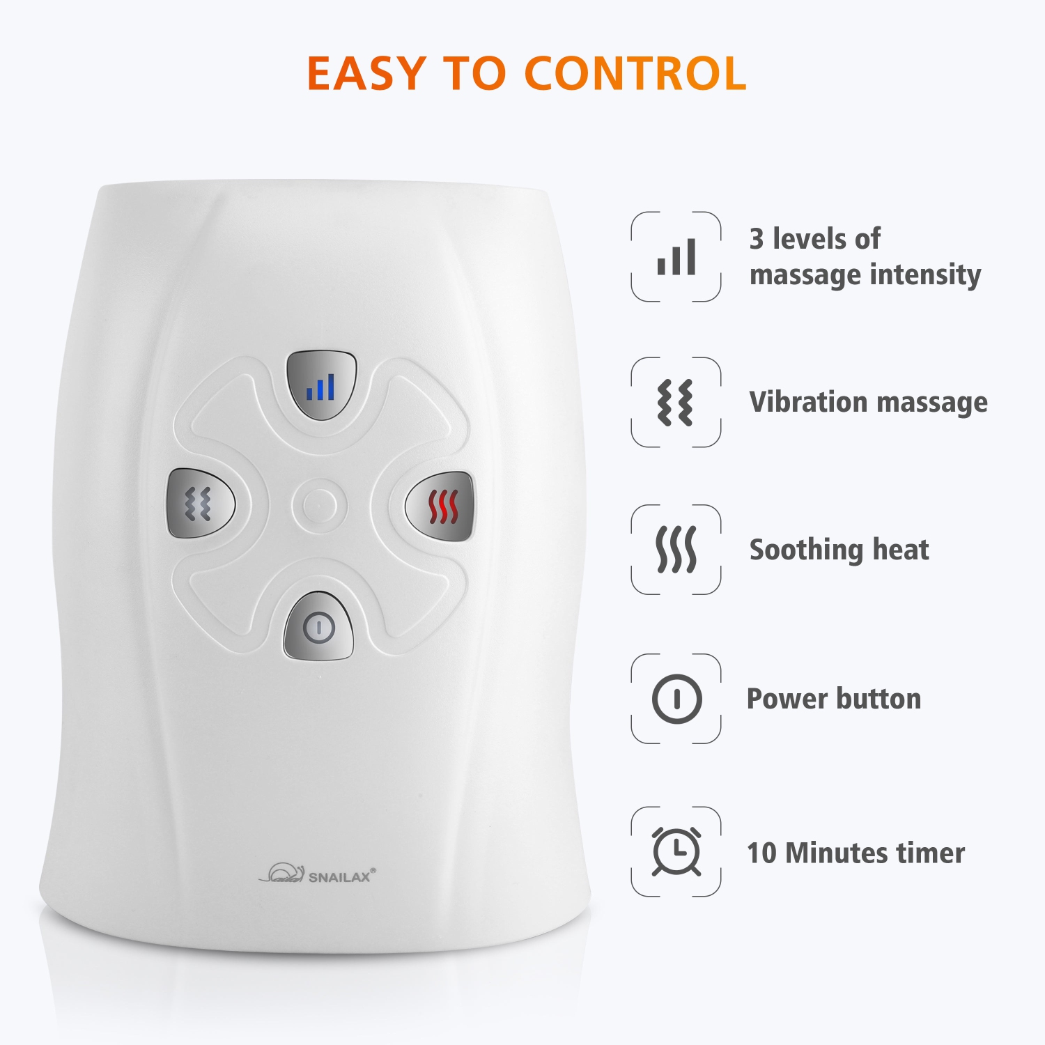 Snailax hand massager with heat and compression