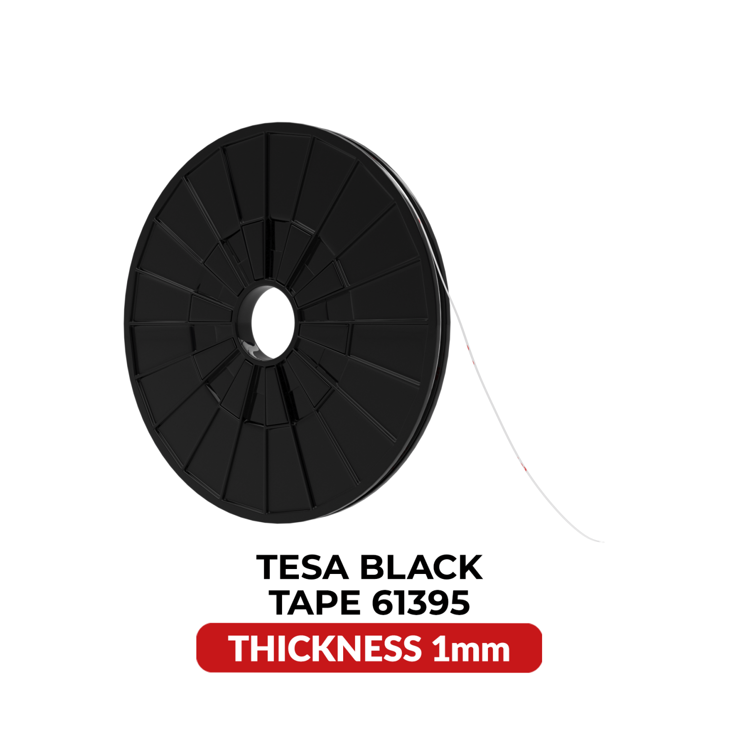 Replacement Double-Sided Acrylic Black Tape (Tesa Model # 61395)