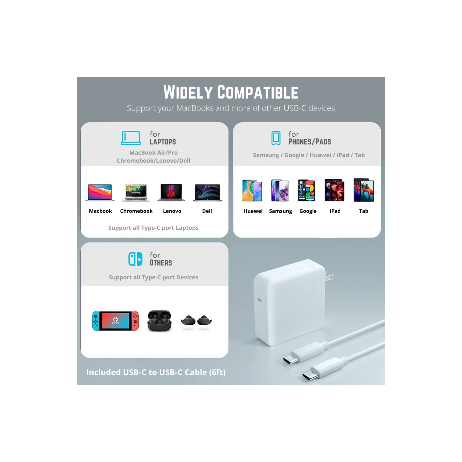 BATTDEPOT NEW 96W DC5-20V 4.35-4.5A Laptop Ac Adapter for Apple MacBook Pro 16 Apple MacBook Pro 16-in (2019)