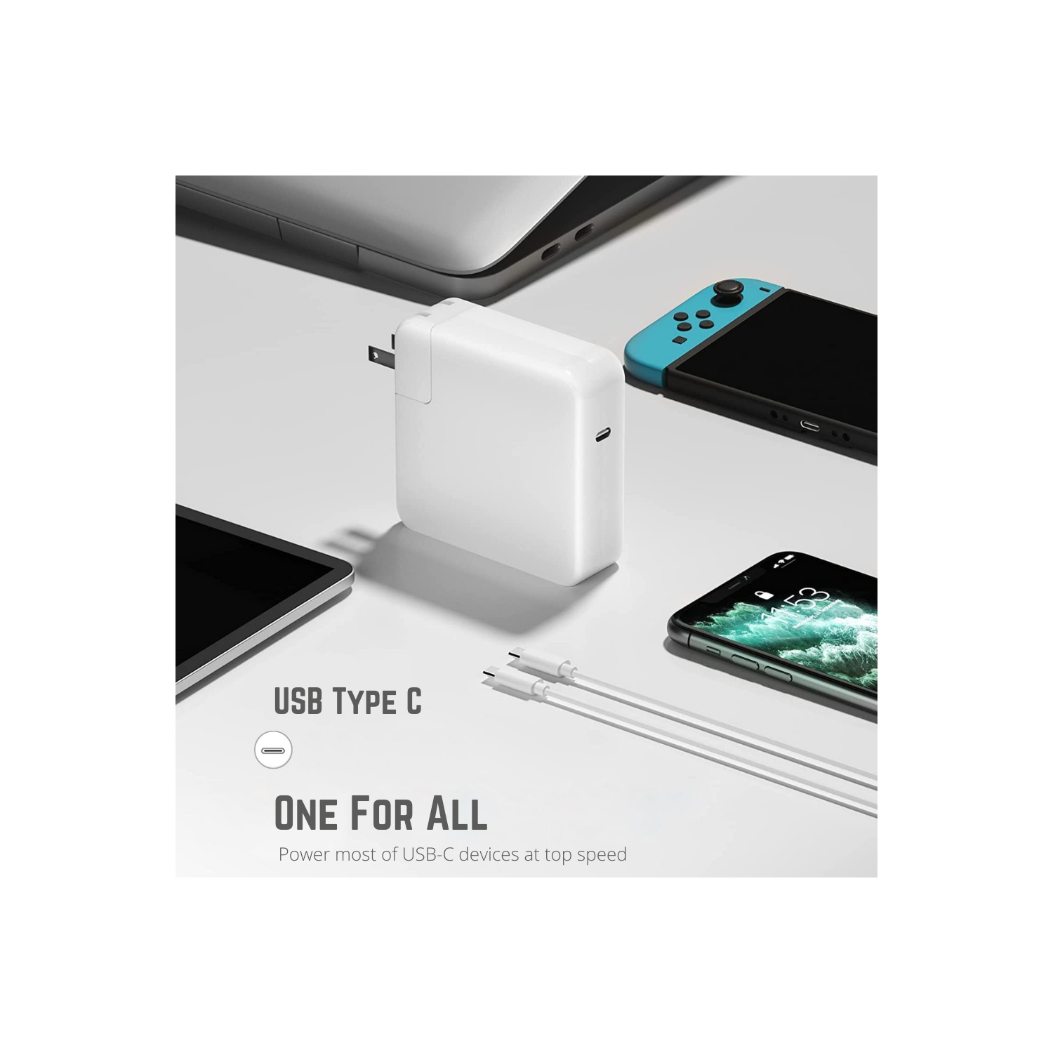 BATTDEPOT NEW 96W DC5-20V 4.35-4.5A Laptop Ac Adapter for R932ZE/A MR942 MR942B/A MR942D/A MR942DK/A MR942F/A MR942FN/A MR942K/A MR942KH/A