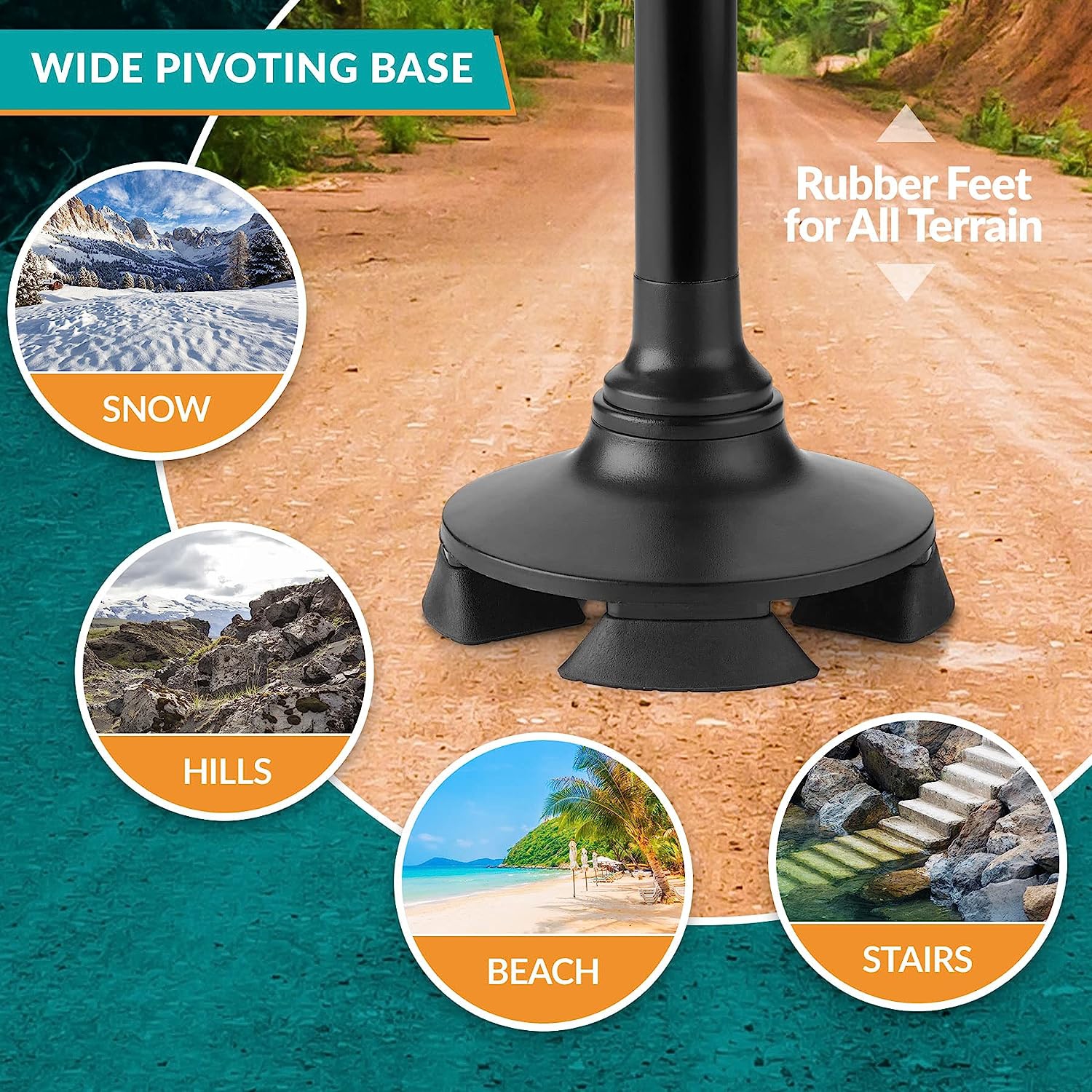 Walking Cane with Led Light - Adjustable 37 Inch Folding Canes and Walking Sticks, Collapsible Daily Mobility Canes with Rubber Feet&nbsp;for Men and