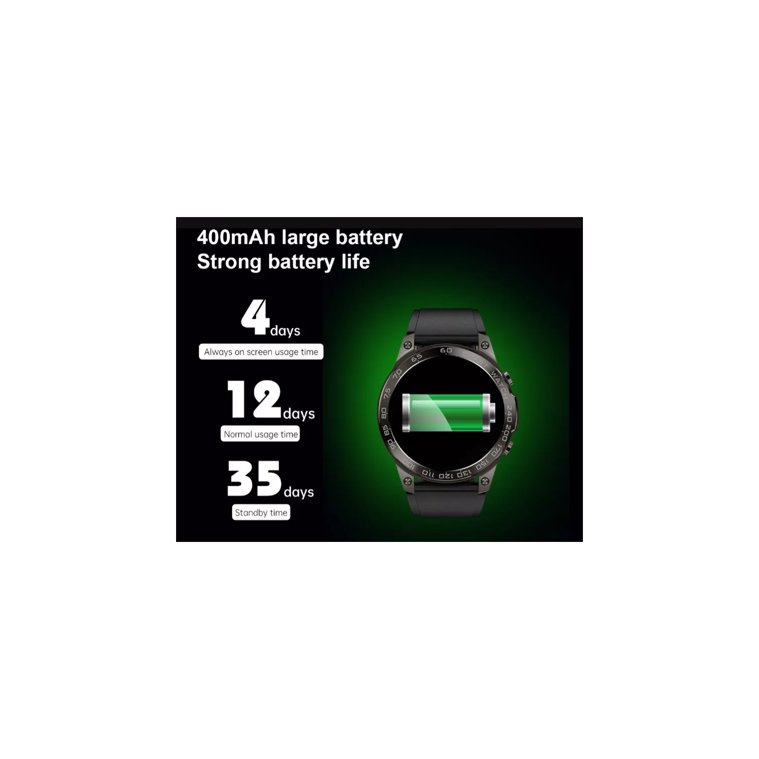 ISPEKTRUM iS50 Smart Watch 1.43" HD AMOELD Screen Bluetooth Calls & Text Waterproof Multiple Sports & Fitness Tracker Heart Rate & BP Monitor works