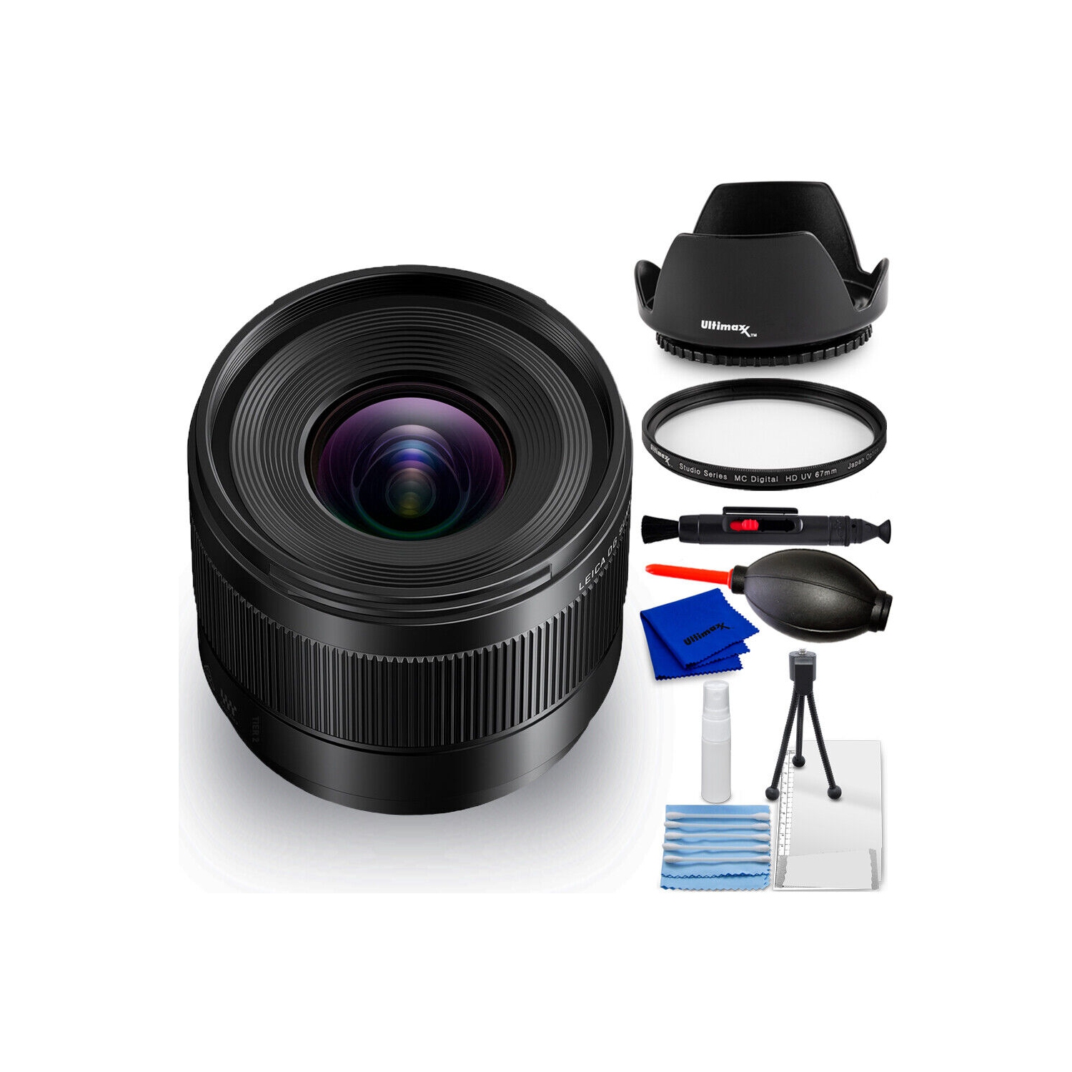 Panasonic Leica DG Summilux 9&nbsp;mm f/1,7 ASPH. Ensemble d'accessoires pour objectif H-x09 à 7PC mm