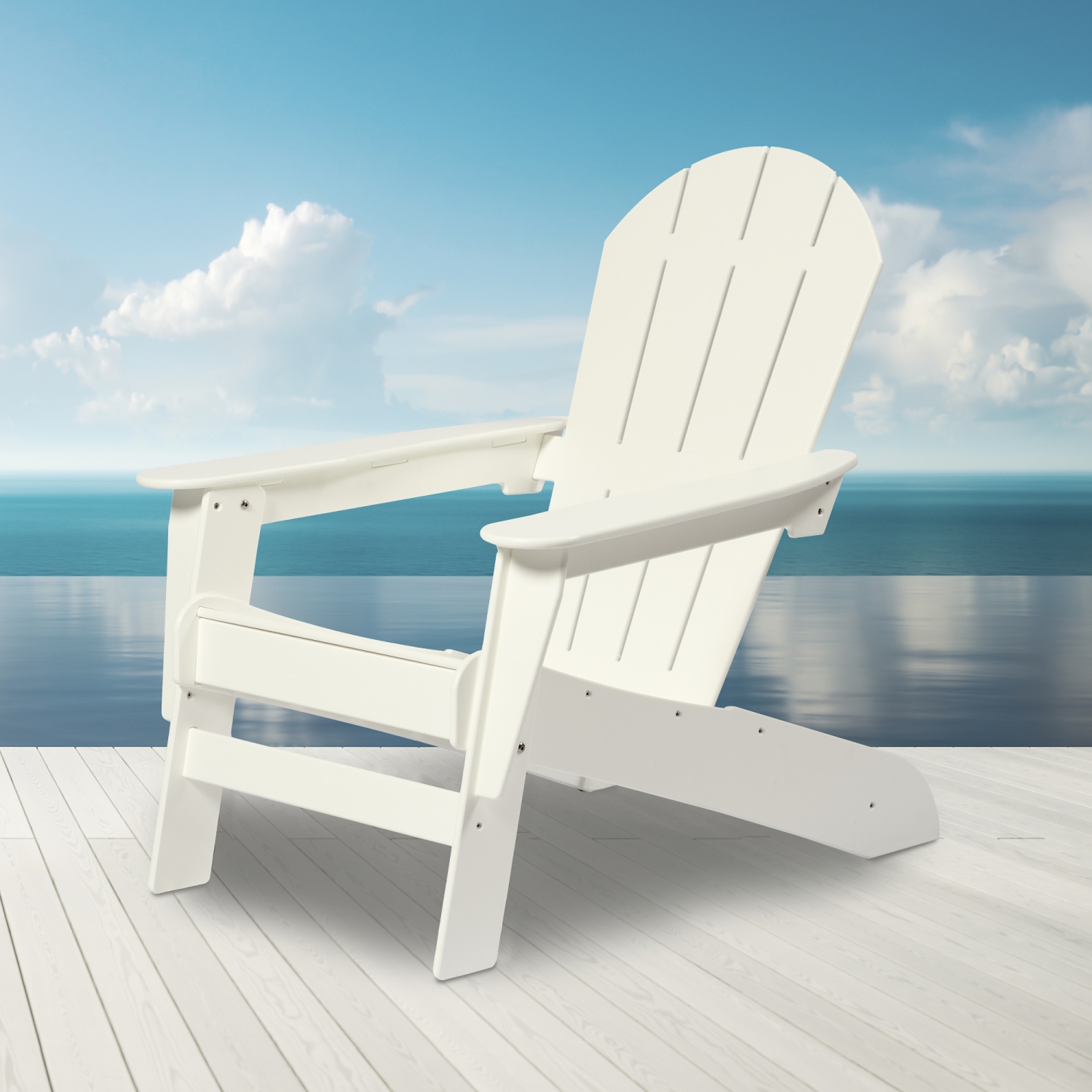 Chaise Muskoka, chaise Adirondack, plastique HDPE, fabriqué au Canada