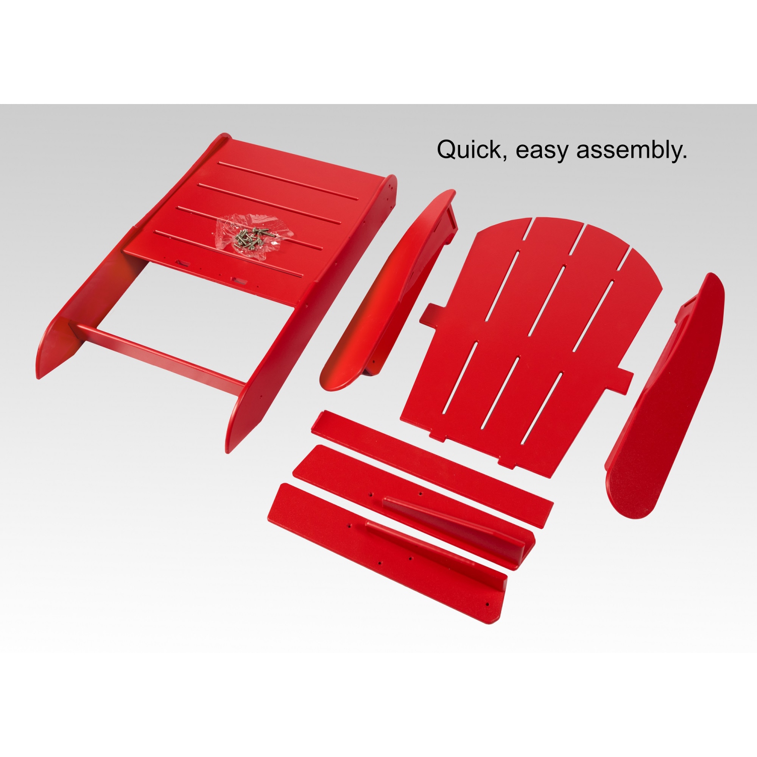 Chaise Muskoka, chaise Adirondack, plastique HDPE, fabriqué au Canada