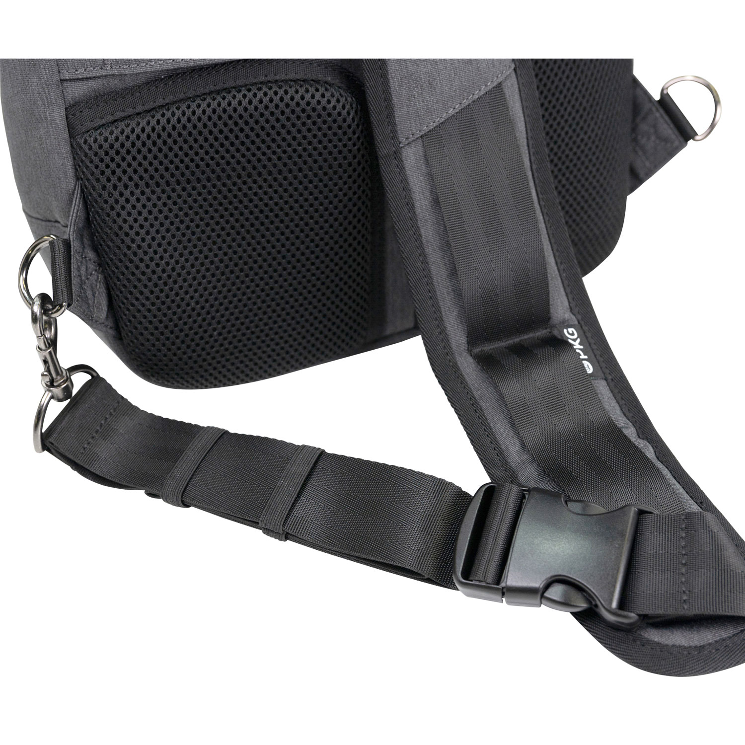 Sac à bandoulière Robson de PKG pour portable de 14 po - Gris foncé