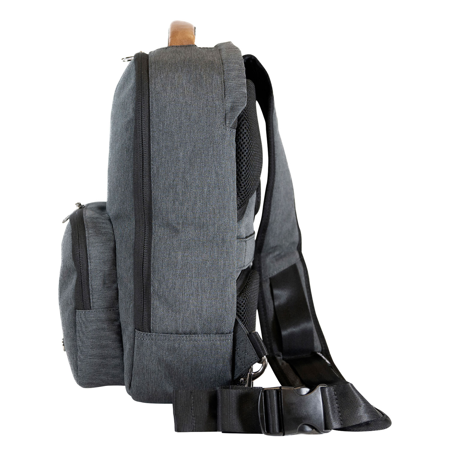 Sac à bandoulière Robson de PKG pour portable de 14 po - Gris foncé