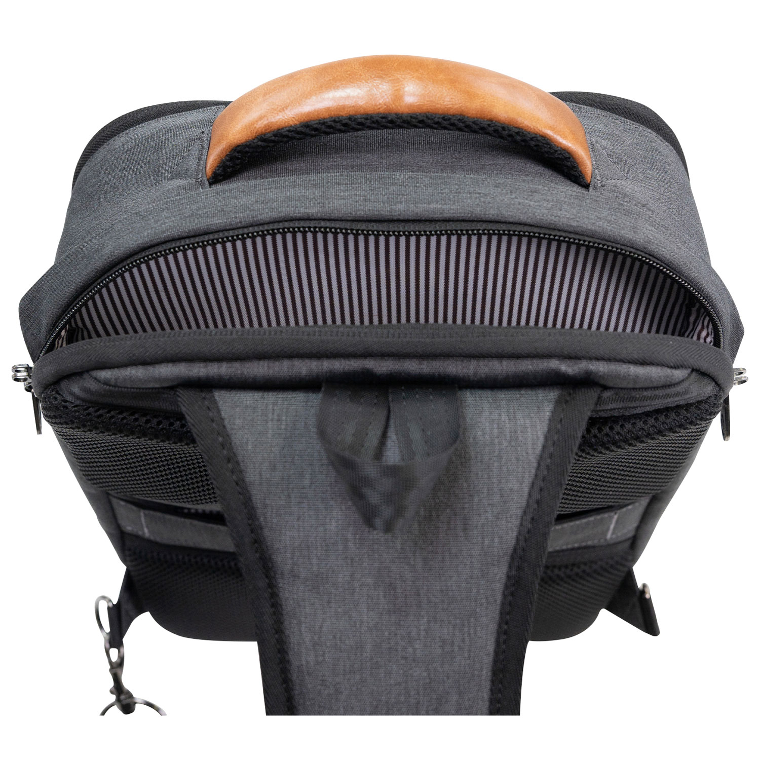 Sac à bandoulière Robson de PKG pour portable de 14 po - Gris foncé