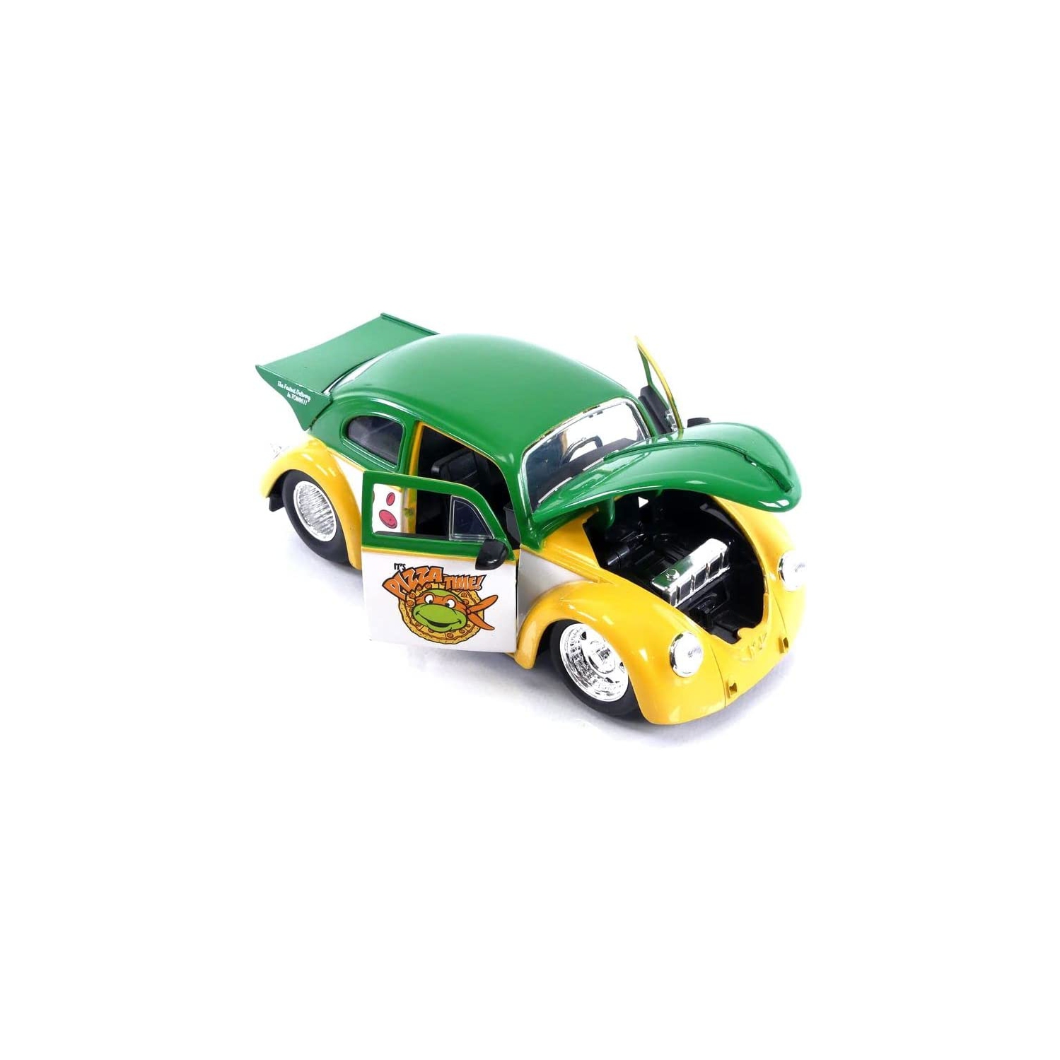 Volkswagen Drag Beetle 1959 avec figurine moulée Michel-AngeTeenage Mutant Ninja Turtles