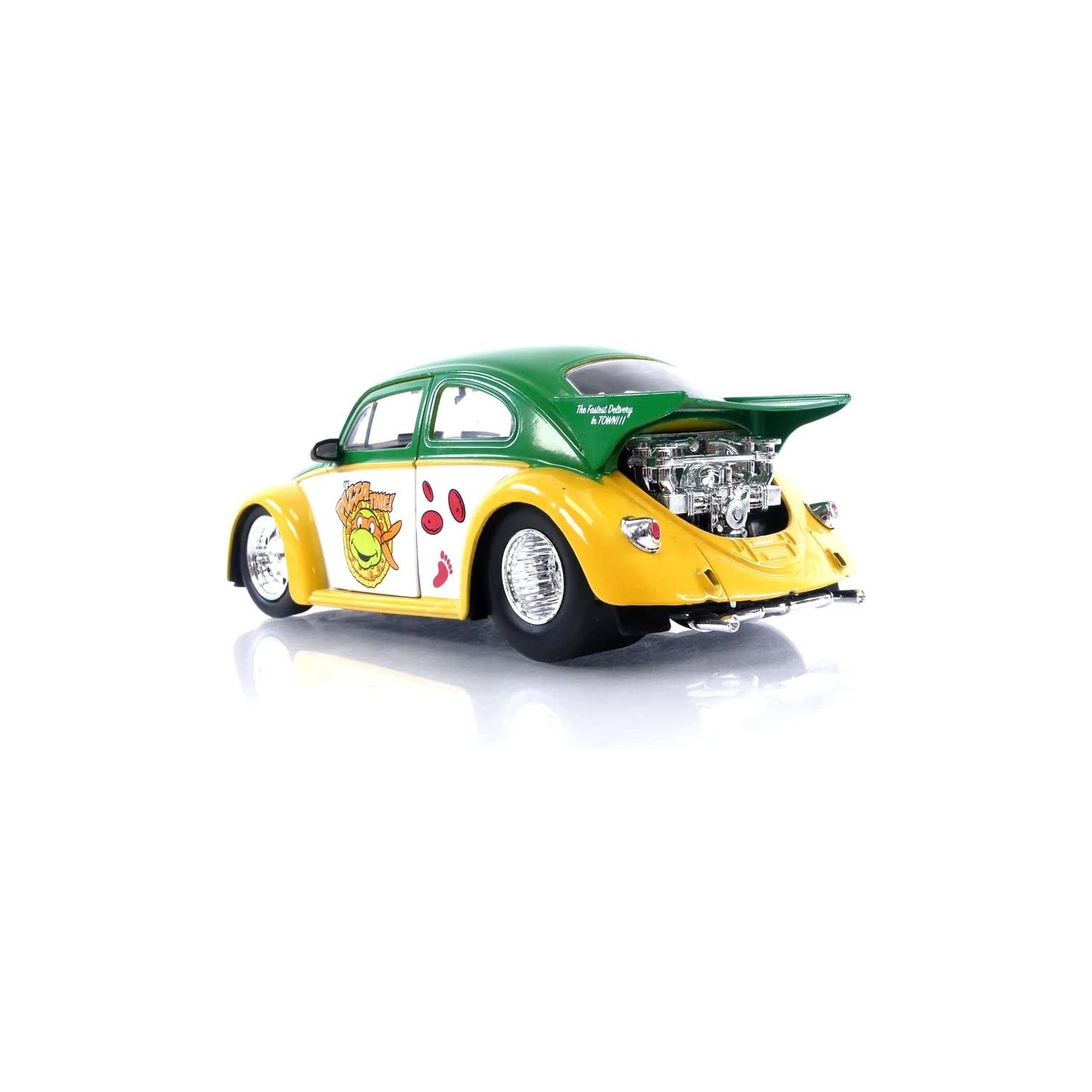 Volkswagen Drag Beetle 1959 avec figurine moulée Michel-AngeTeenage Mutant Ninja Turtles