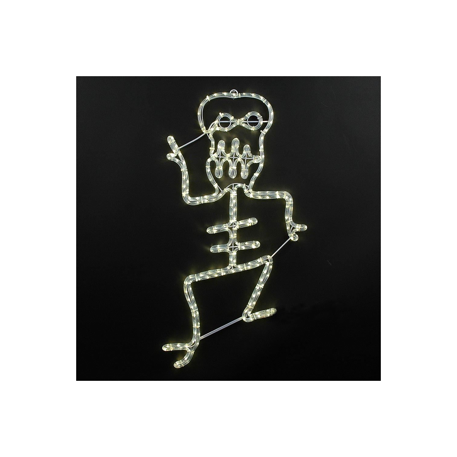 Novelty Lights LED Green and Orange Halloween Witch Rope Light Motif Sculpture, Halloween Decorations