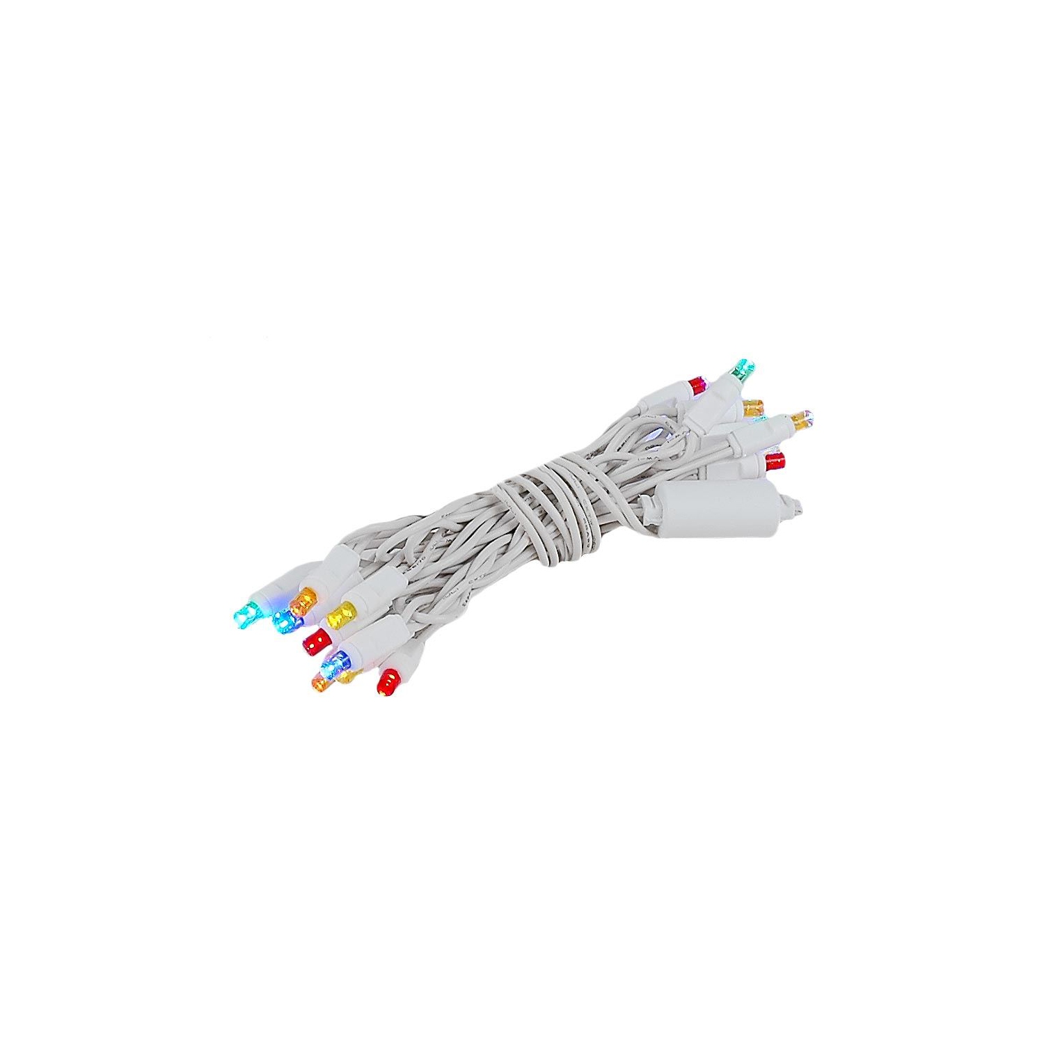 Jeu de 20 mini lumières de Noël LED de fantaisie, fil blanc de 8,5 pi, petites lumières de Noël LED non connectables pour artisanat, couronnes,