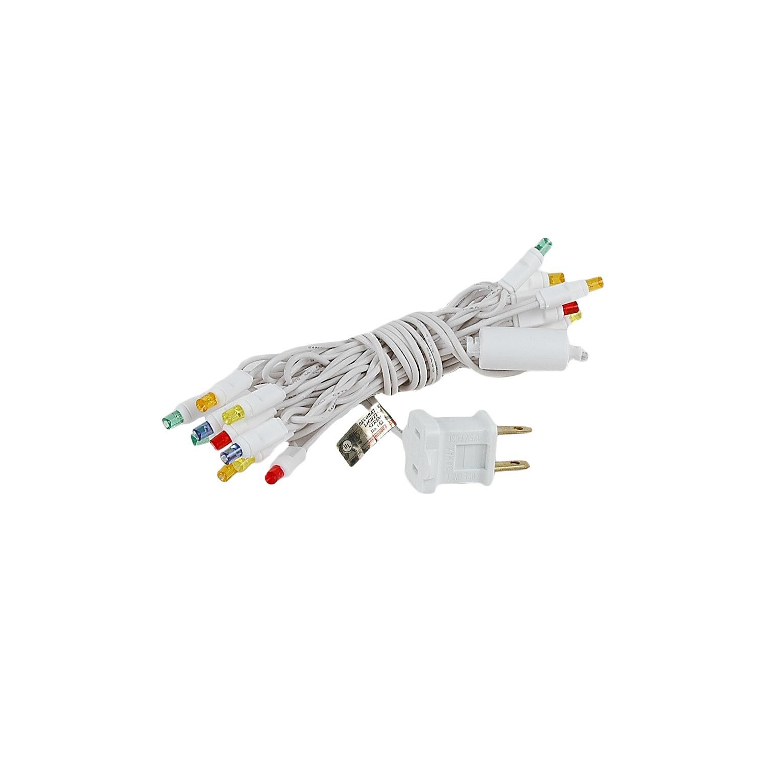 Jeu de 20 mini lumières de Noël LED de fantaisie, fil blanc de 8,5 pi, petites lumières de Noël LED non connectables pour artisanat, couronnes,