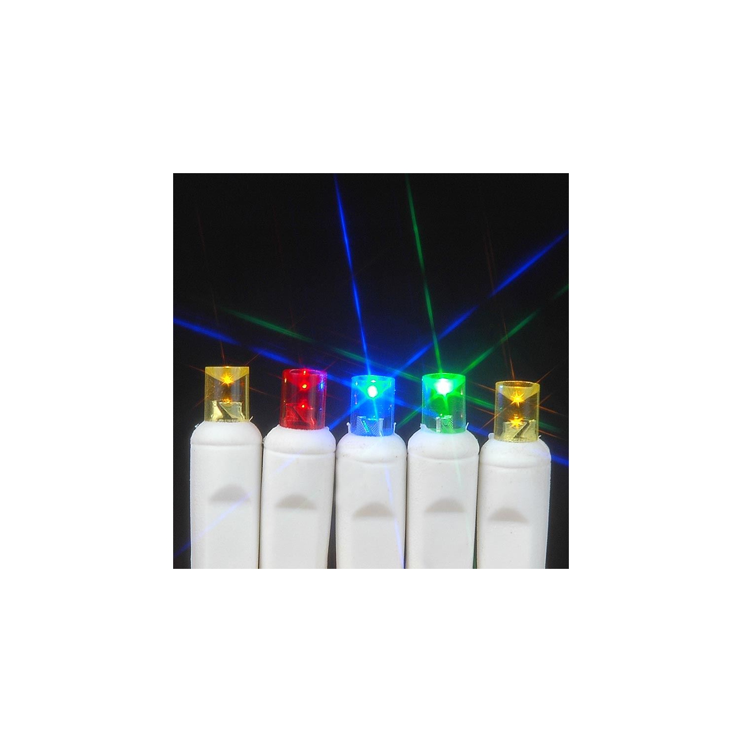 Jeu de 20 mini lumières de Noël LED de fantaisie, fil blanc de 8,5 pi, petites lumières de Noël LED non connectables pour artisanat, couronnes,
