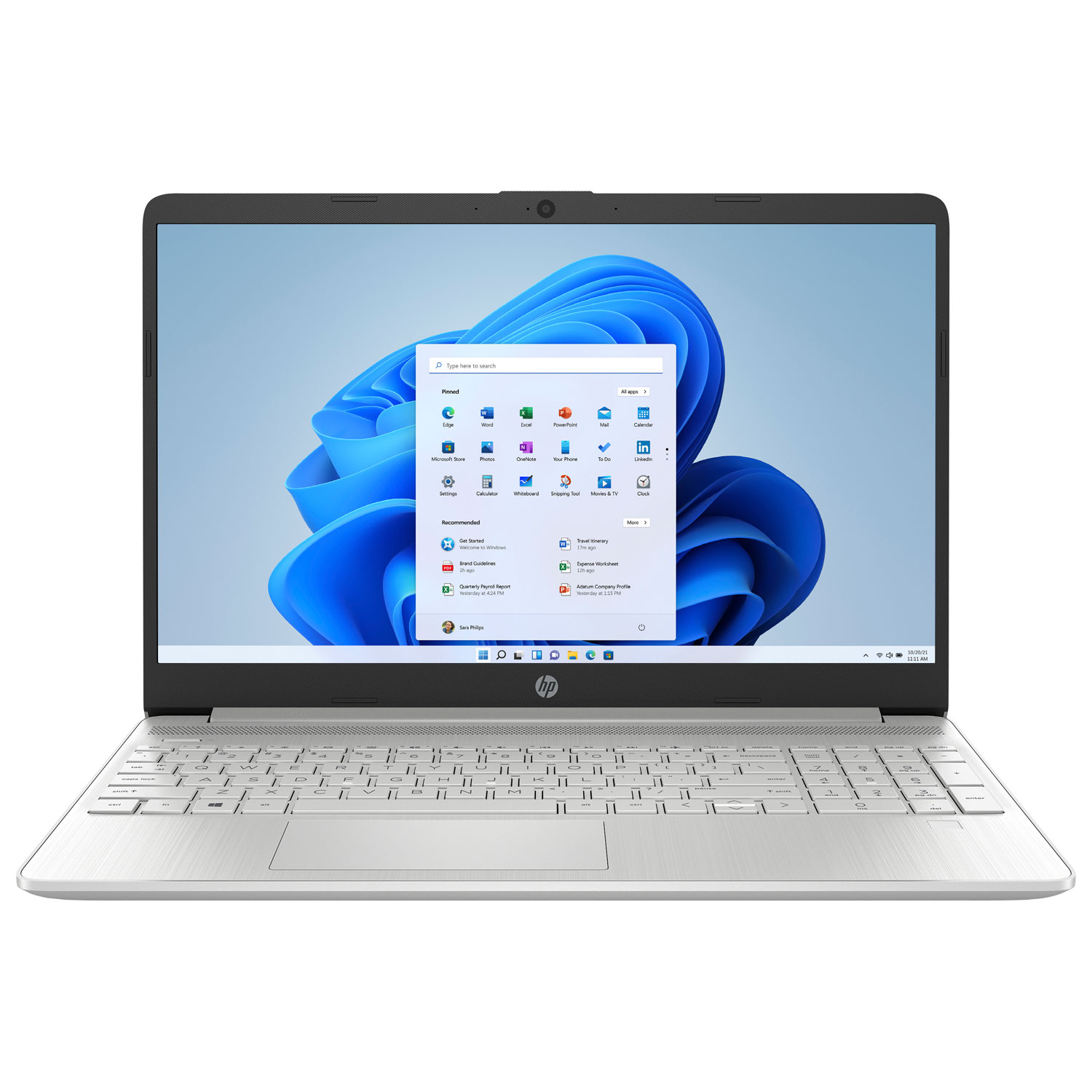 HP 15.6" Laptop - Natural Silver (Intel Core i5-1135G7/512GB SSD/16GB RAM/Windows 11 Home)