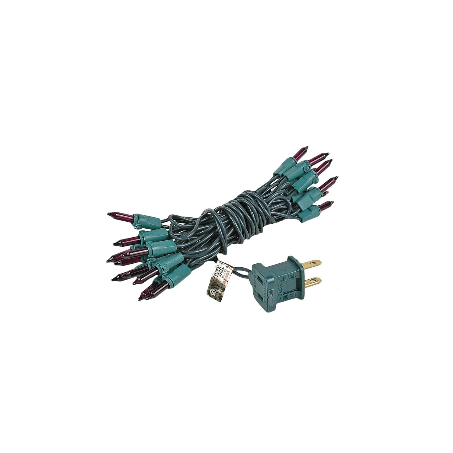 Lumières de fantaisie 20 lumières de Noël petites lumières de Noël, non connectables, fil vert, 8 pi de long