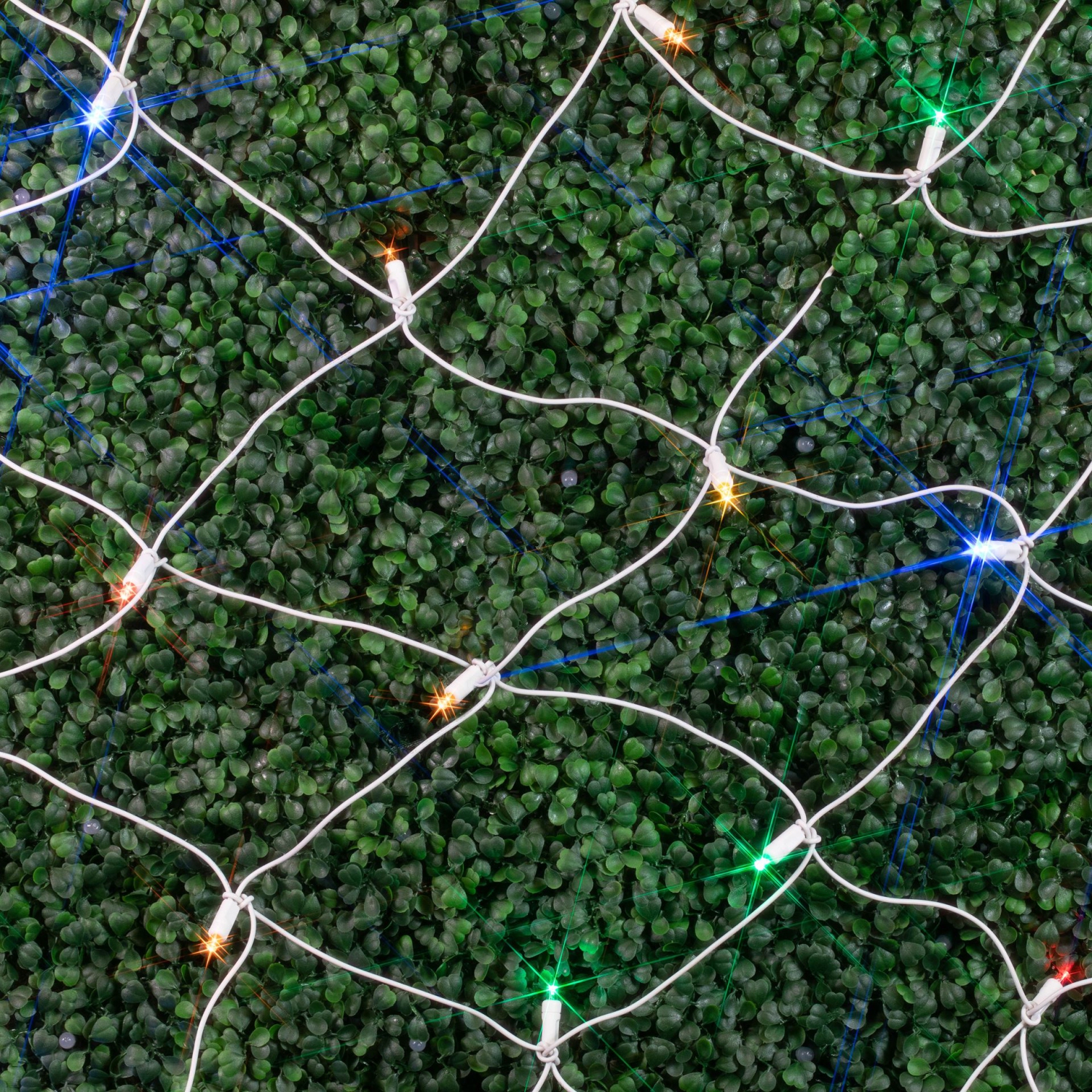 Novelty Lights 4x6 Net Lights, 100 LEDs with 4 Inch Spacing, 5mm Wide Angle Bulbs, Connectable End To End, Outdoor Weather Resistant Tree and Bush