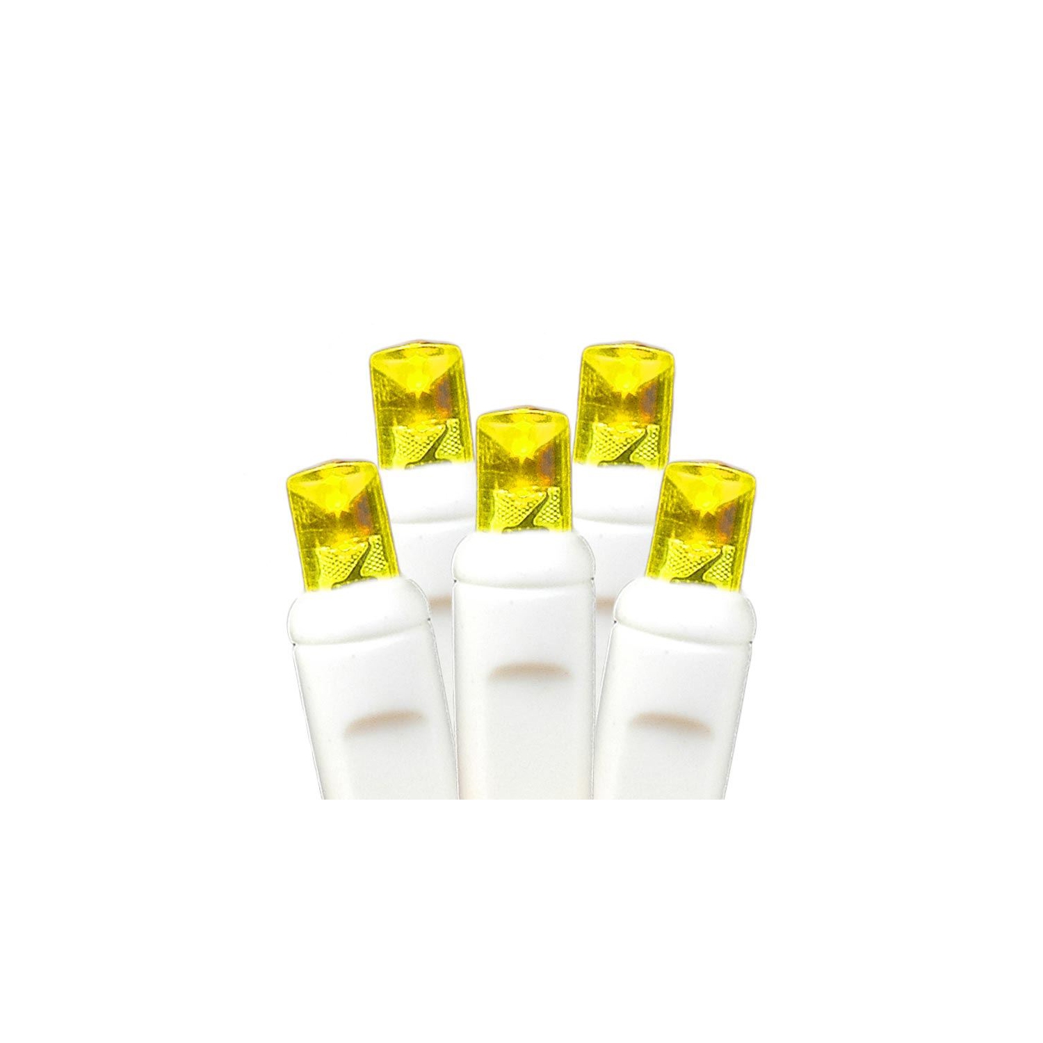 Novelty Lights Battery Operated LED Mini Lights 18 Feet, 50 Count Fairy Lights on White Wire, On/Off & Timer Modes, Indoor/Outdoor Use, 3x D-Cell