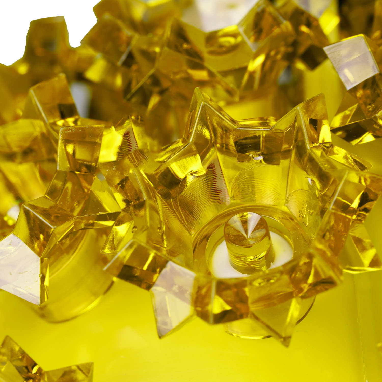 Novelty Lights LED Starlight Sphere, Ornament Ball Light, 5ft Hanging Cord with S Hook, 12ft Power Cord with Stackable Plug, Commercial Grade