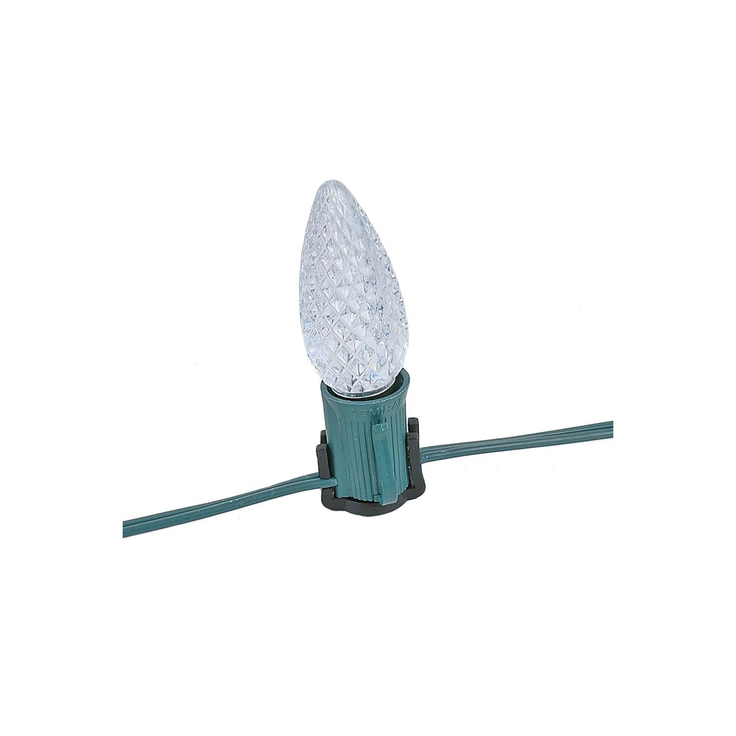 Novelty Lights Magentic Christmas Light Clip, Holds C9/C7, Icicle Lights, Mini Lights, 25 Pack