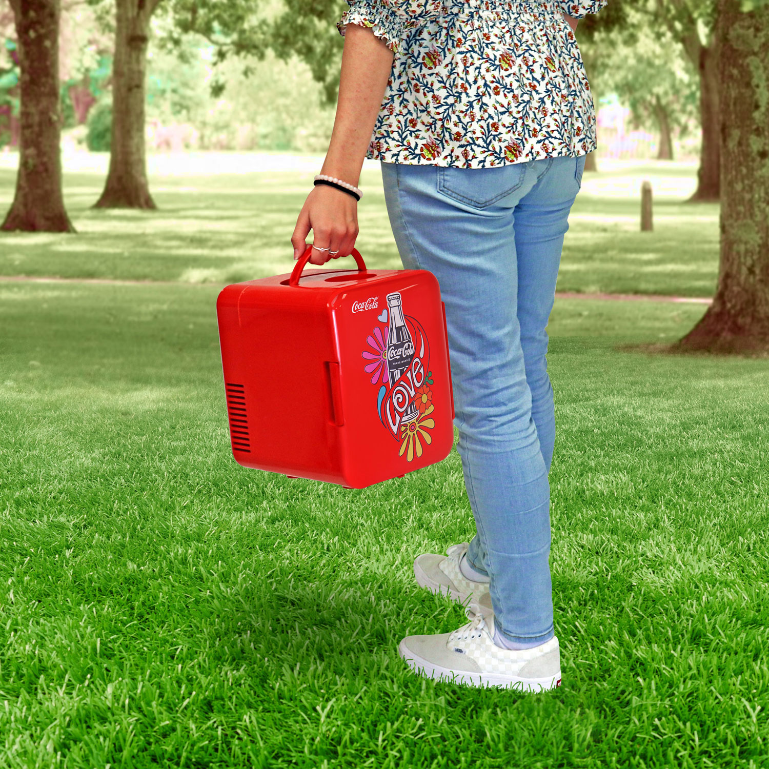 Miniréfrigérateur de bar portatif de 0,14 pi³ Coca-Cola
