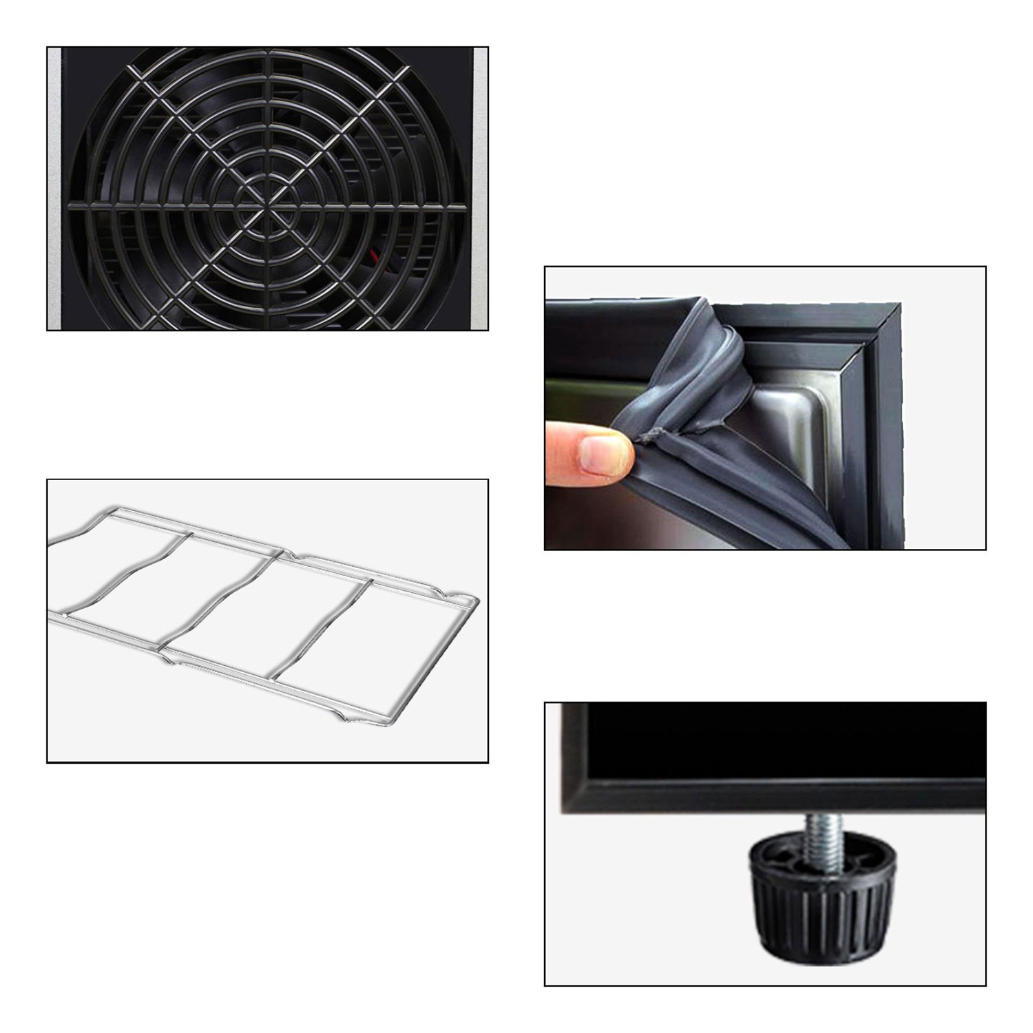 Cellier pour 18 bouteilles de 1,7 pi³ à deux températures de Koolatron - Noir